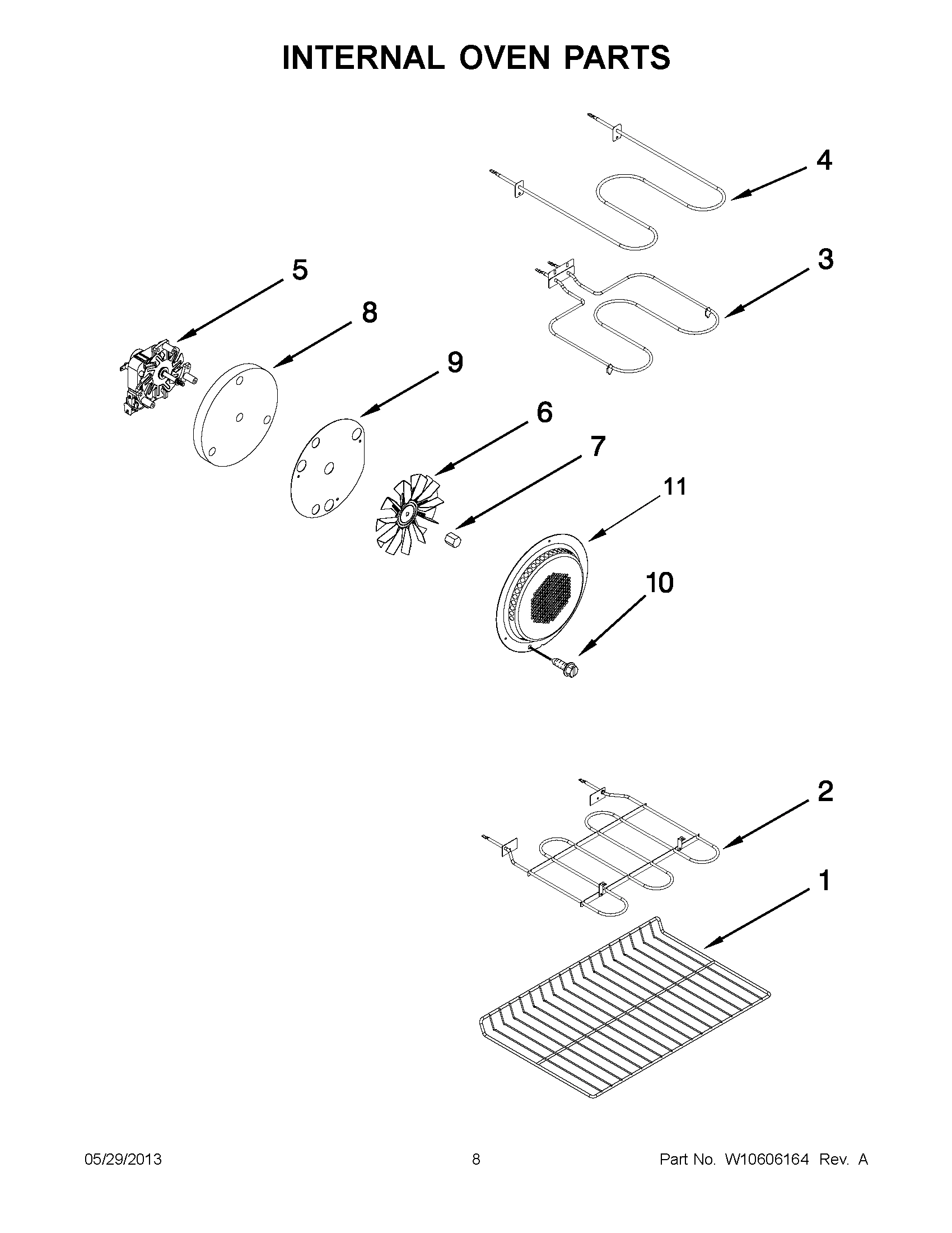 04 - INTERNAL OVEN PARTS