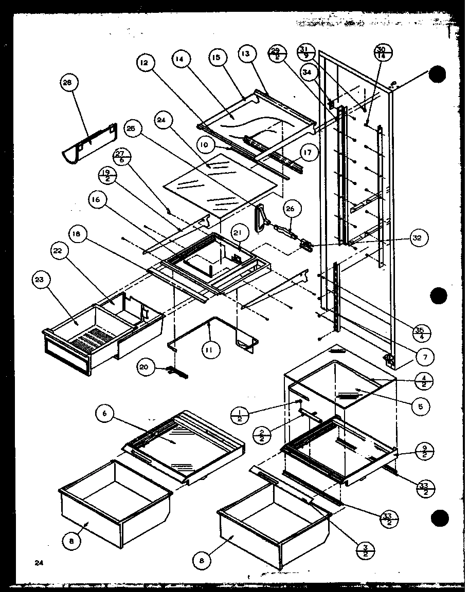 13 - REF SHELVING AND DRAWERS