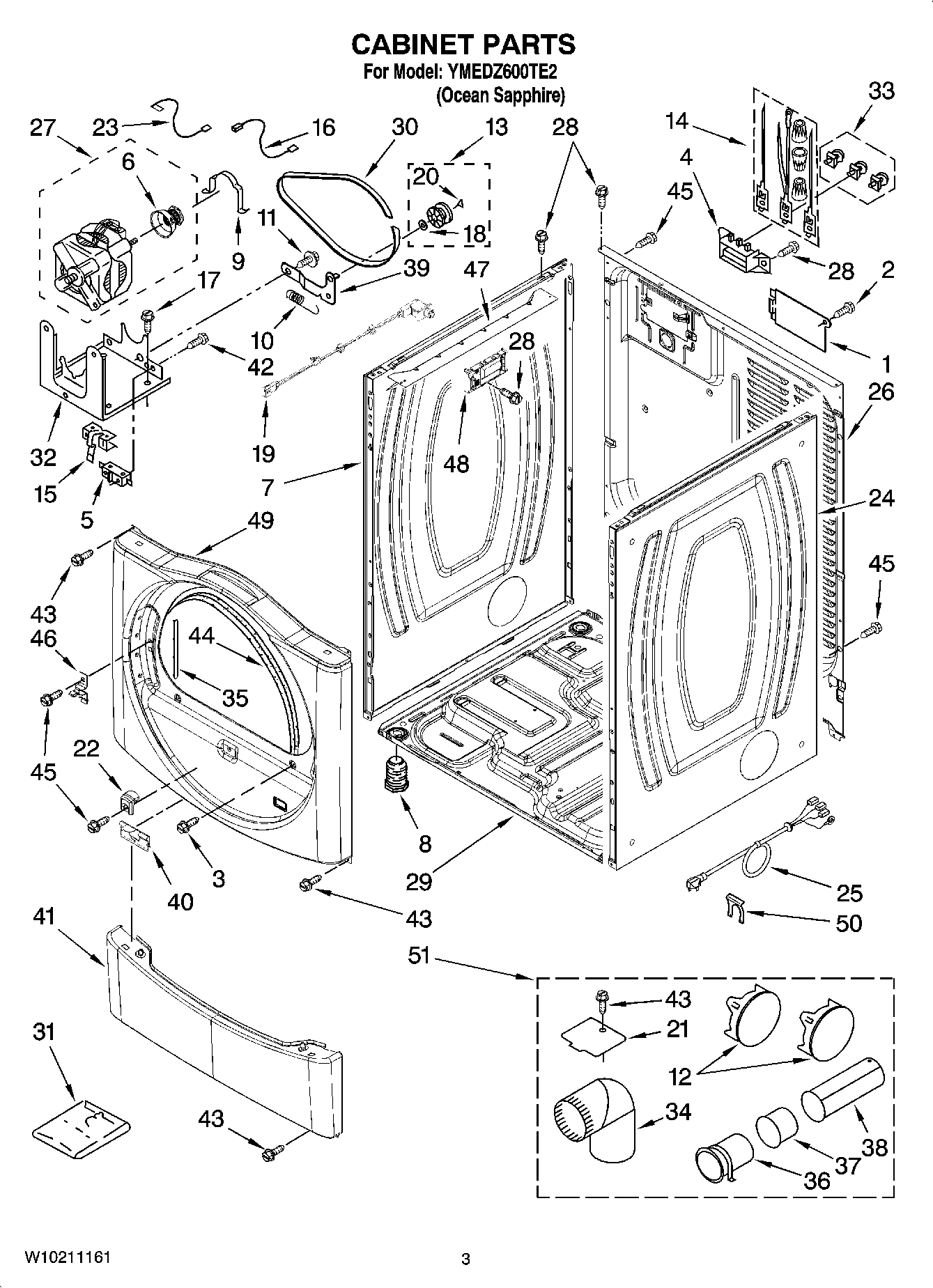 02 - CABINET PARTS