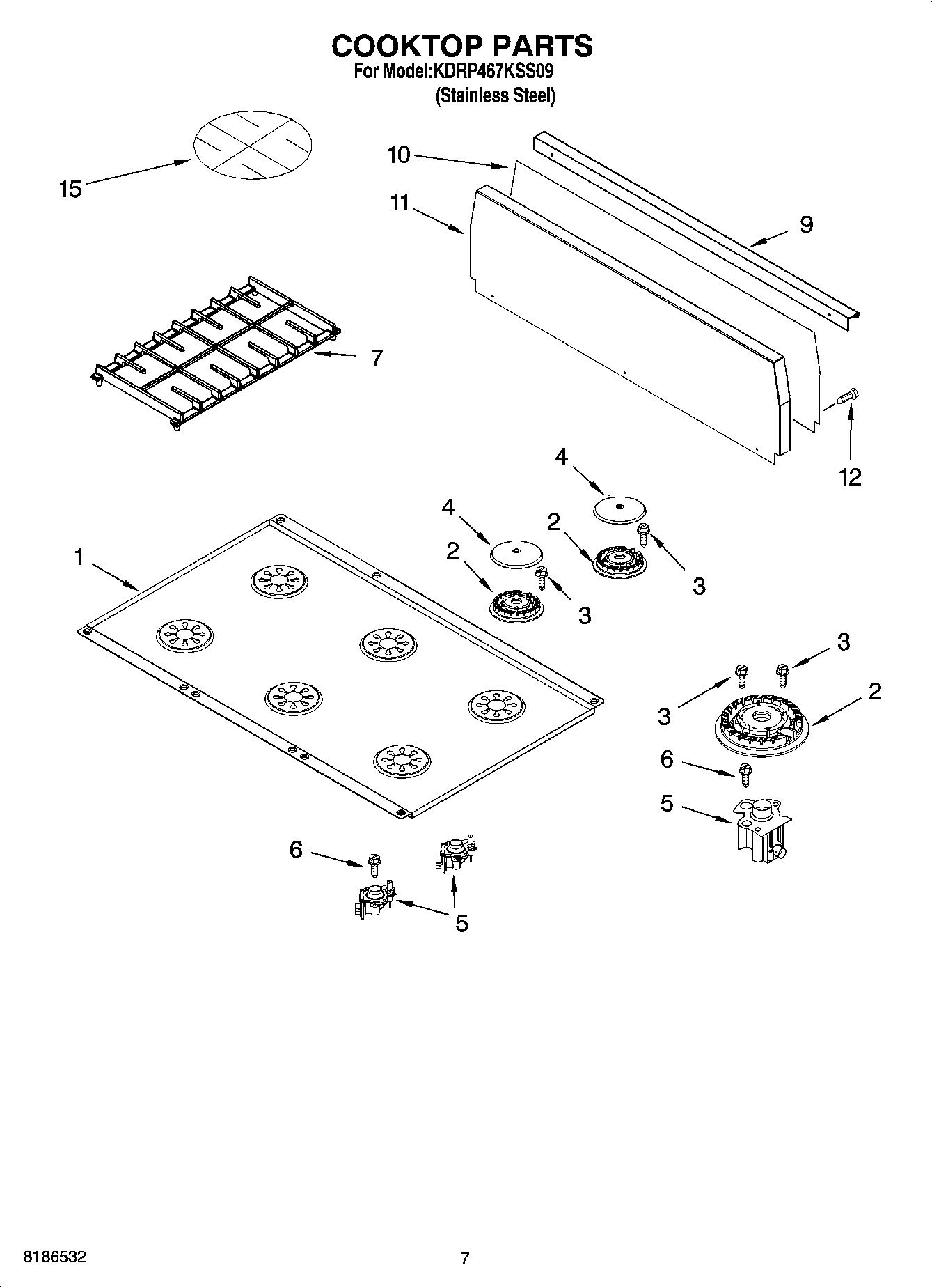 06 - COOKTOP PARTS