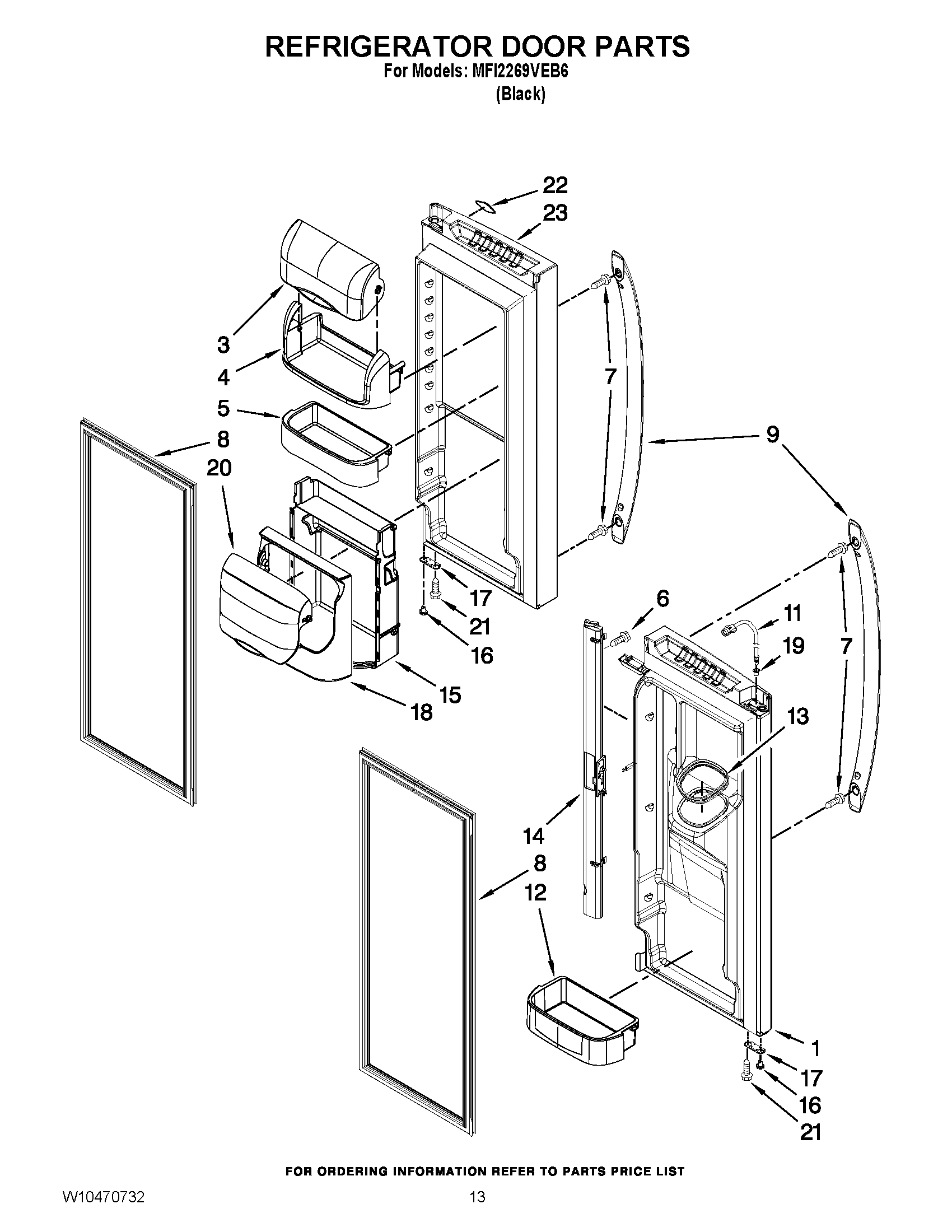 07 - REFRIGERATOR DOOR PARTS
