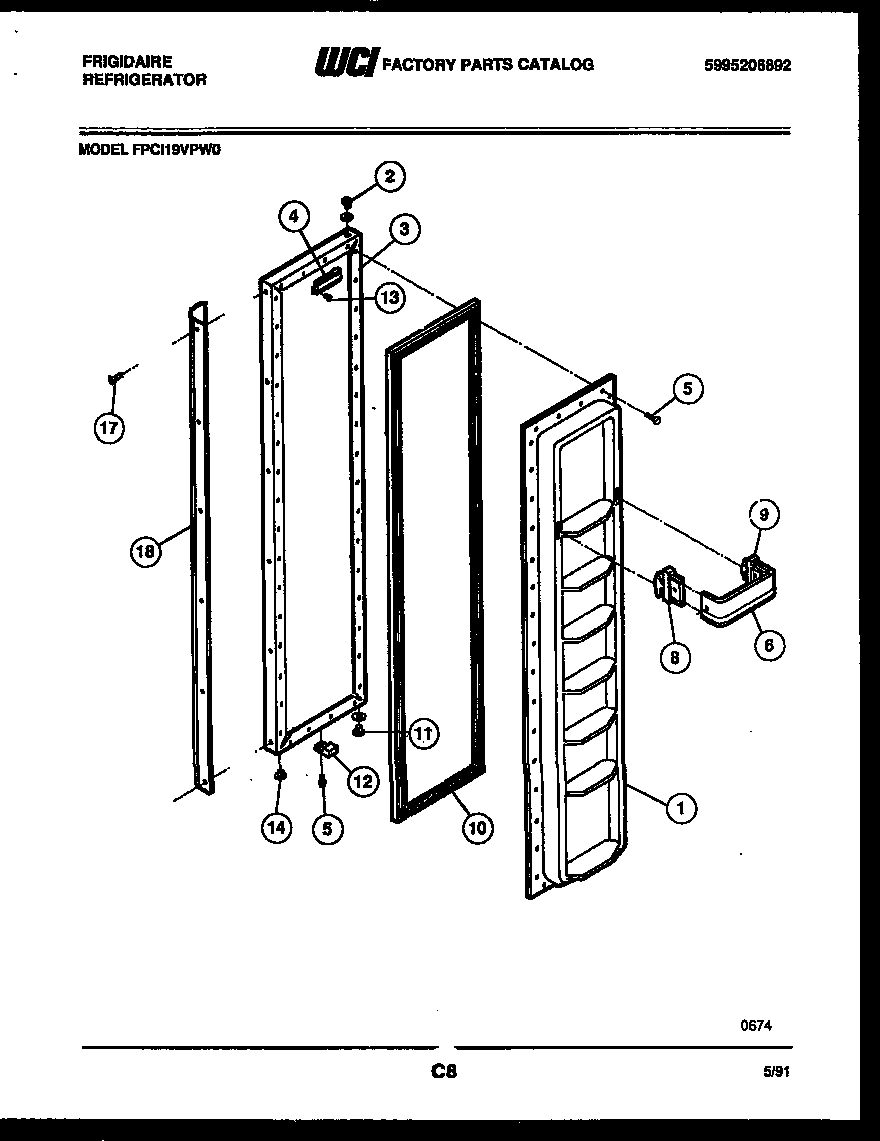 03 - FREEZER DOOR PARTS