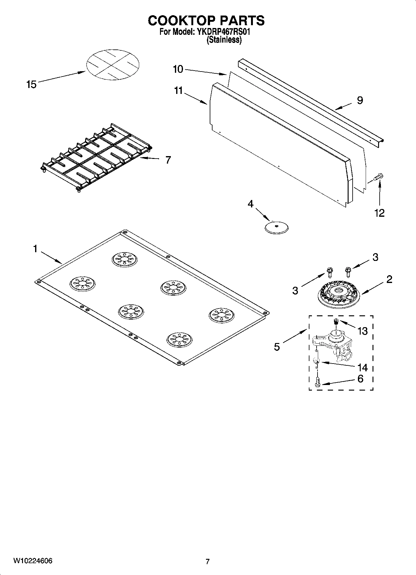 06 - COOKTOP PARTS