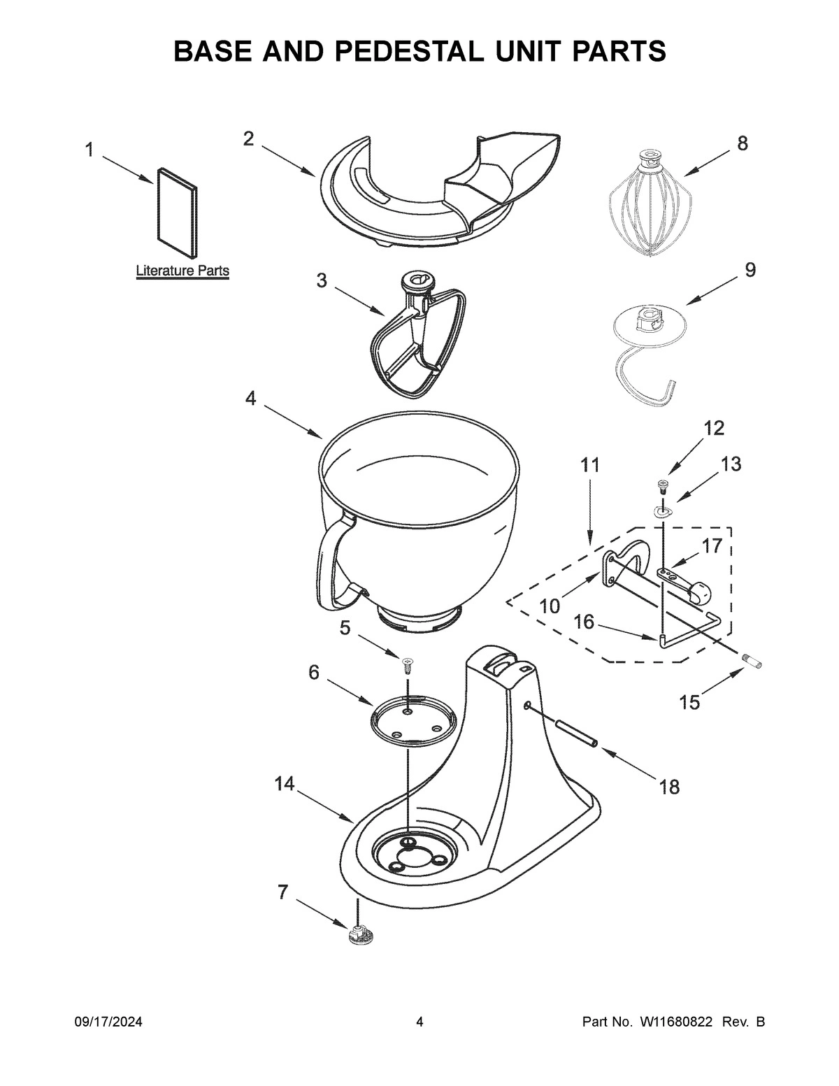 03 - BASE AND PEDESTAL UNIT PARTS