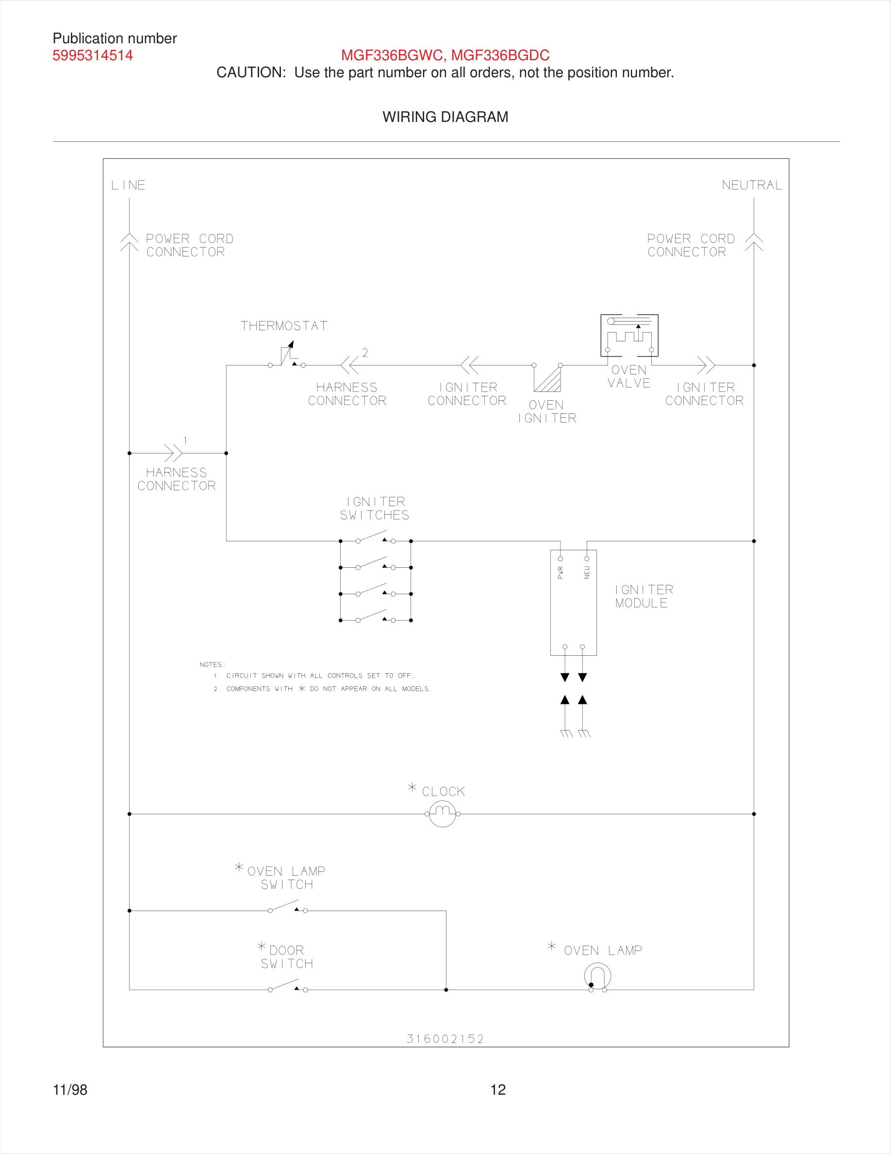 12 - WIRING DIAGRAM