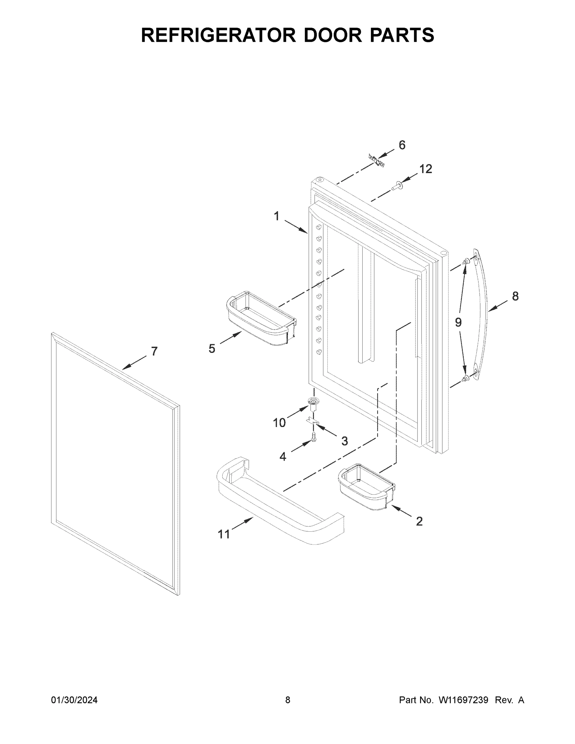 05 - REFRIGERATOR DOOR PARTS