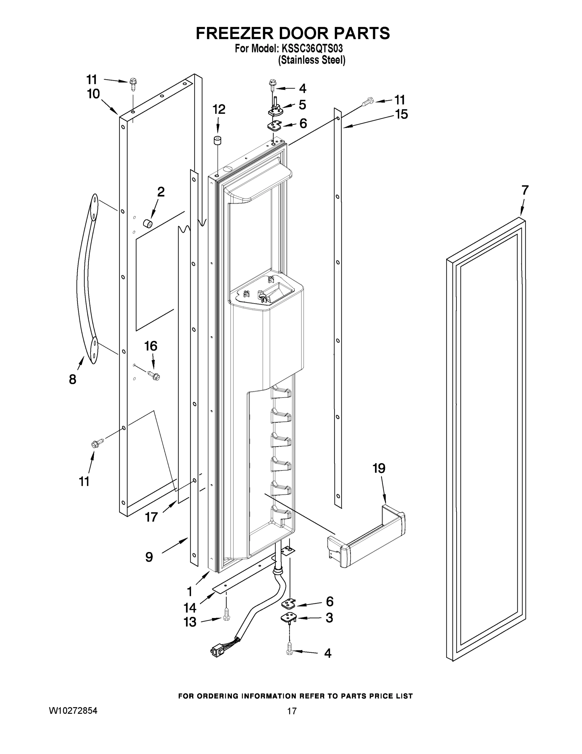 11 - FREEZER DOOR PARTS