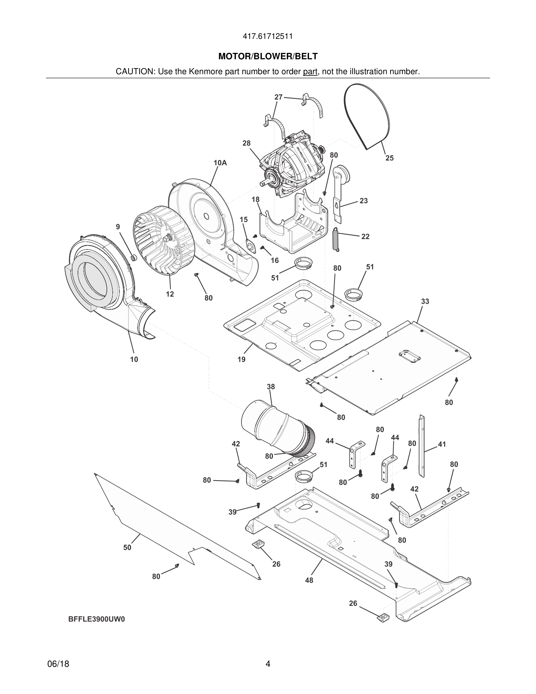 05 - MOTOR/BLOWER/BELT