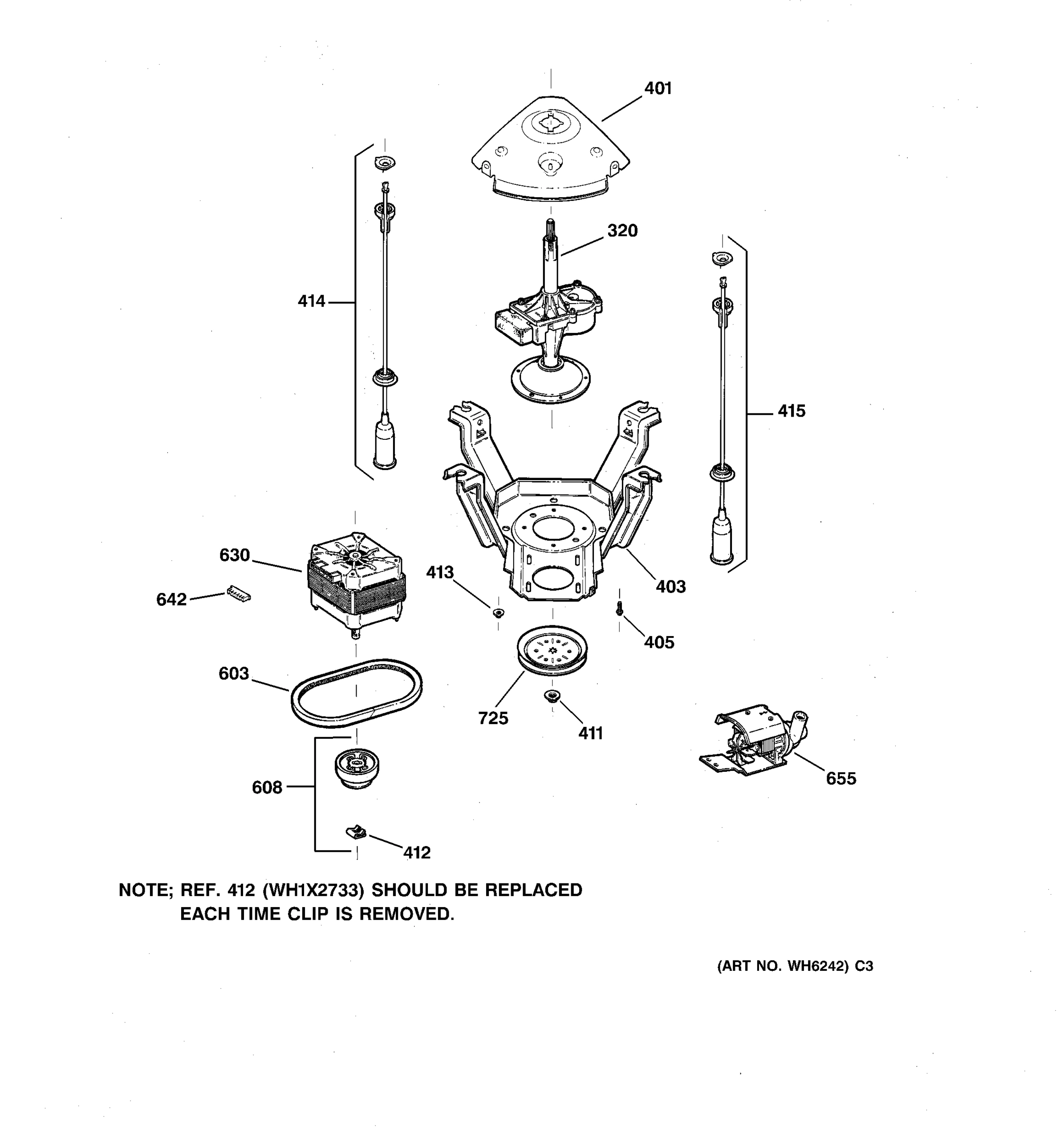 SUSPENSION, PUMP & DRIVE COMPONENTS