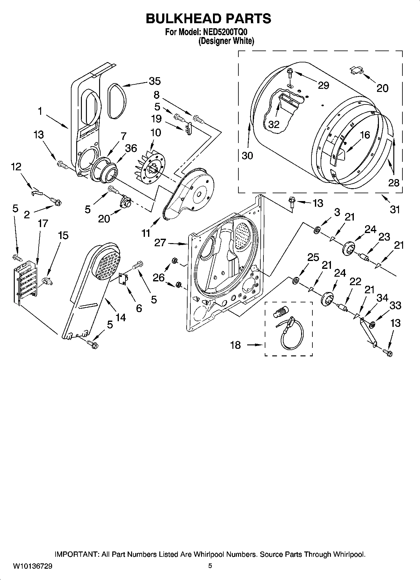 03 - BULKHEAD PARTS, OPTIONAL PARTS (NOT INCLUDED)