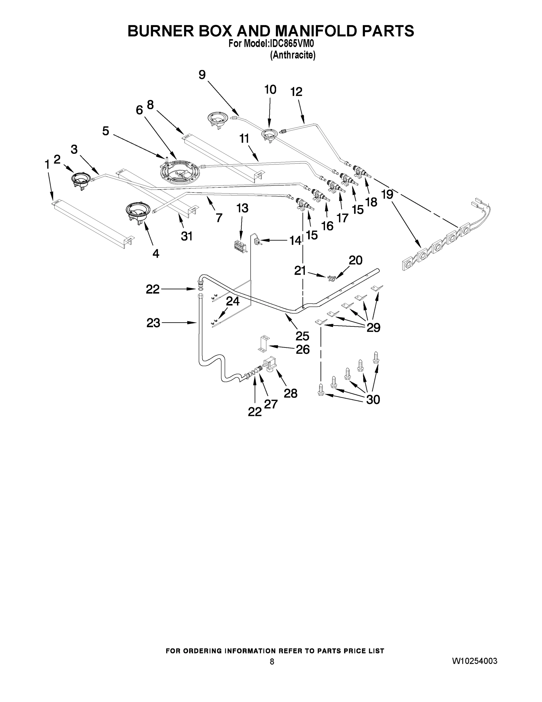 07 - BURNER BOX AND MANIFOLD PARTS