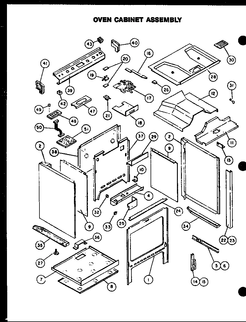 04 - OVEN CABINET ASSY