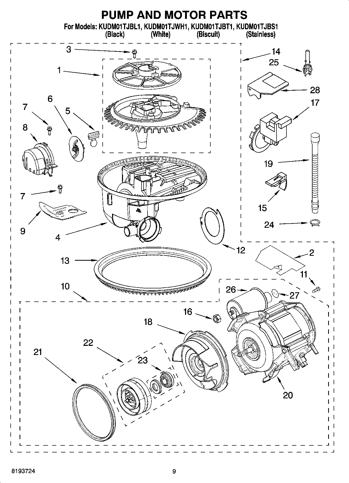 08 - PUMP AND MOTOR PARTS