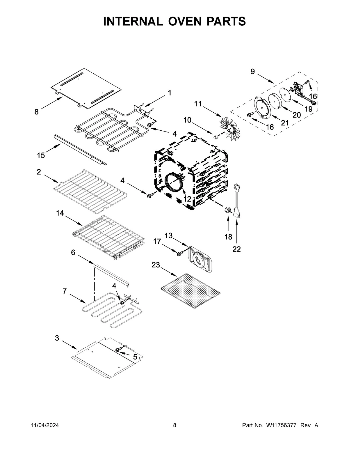 05 - INTERNAL OVEN PARTS