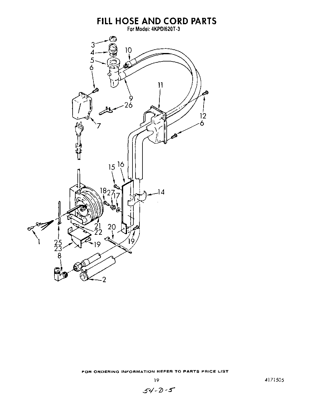 16 - FILL HOSE AND CORD
