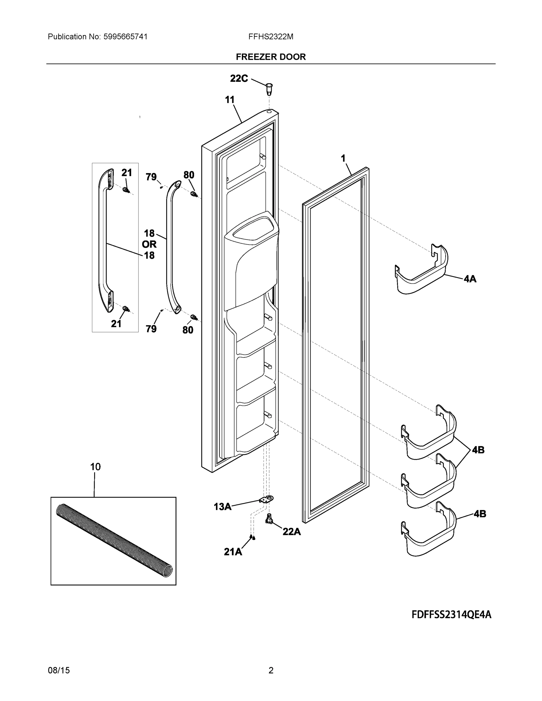 02 - FREEZER DOOR
