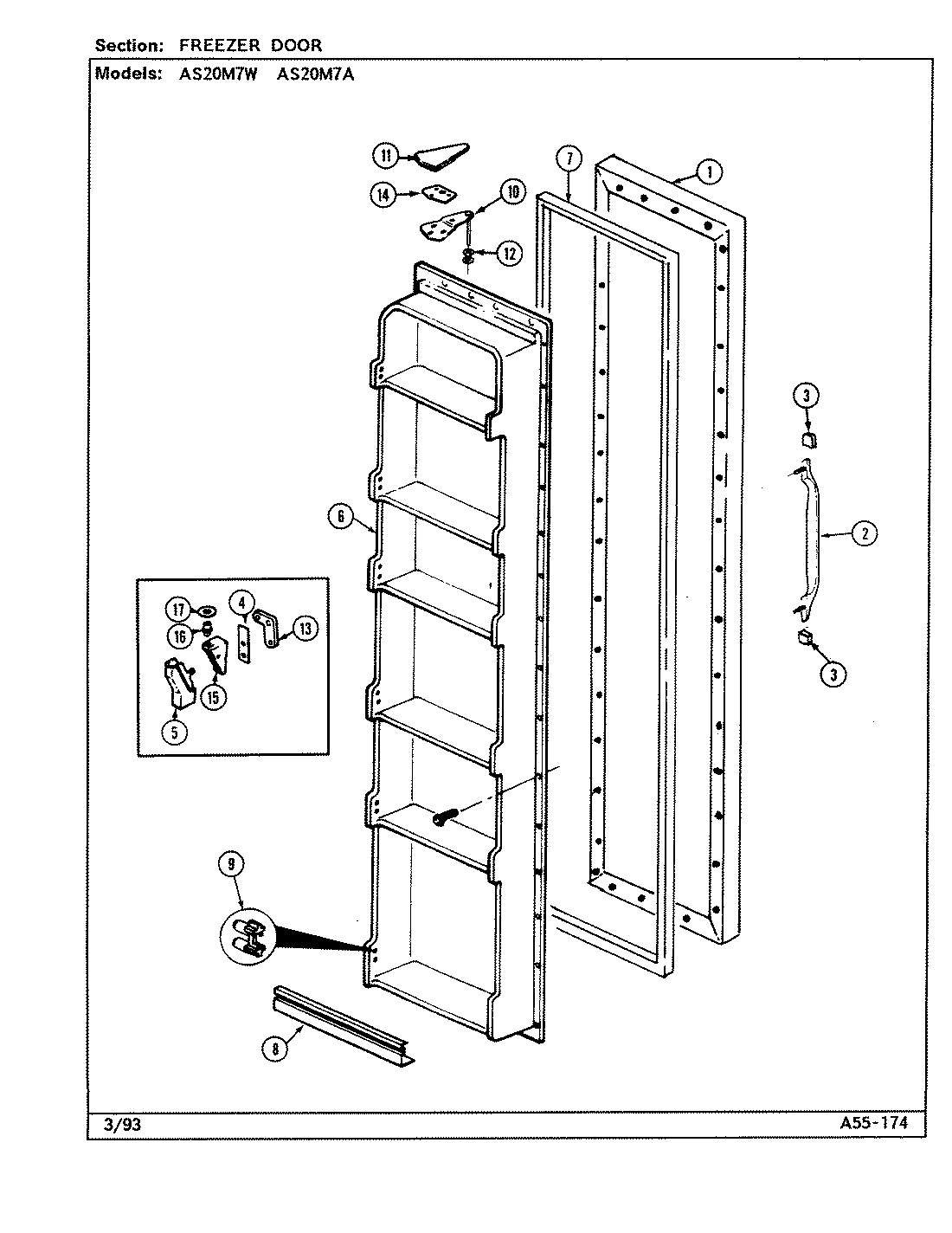 02 - FREEZER DOOR