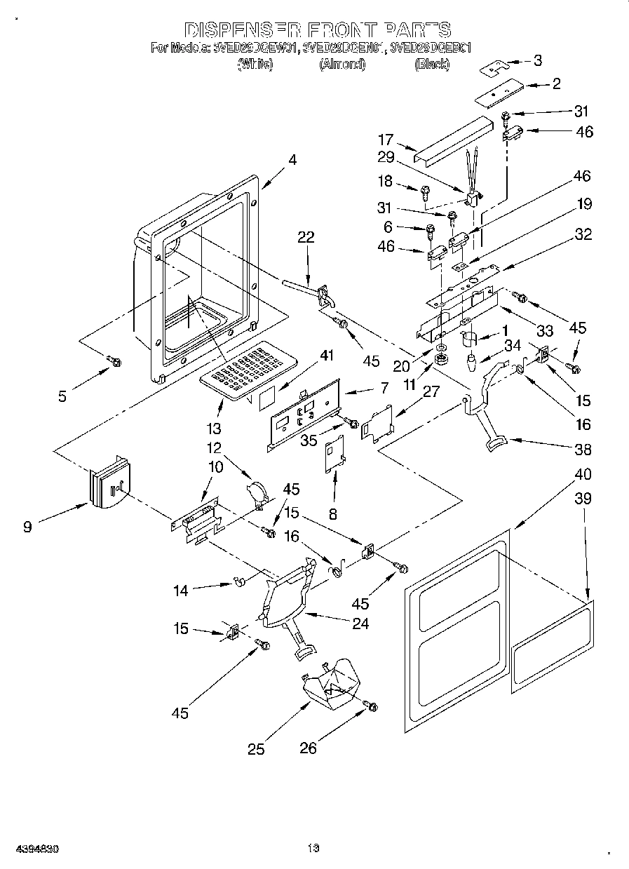 08 - DISPENSER FRONT
