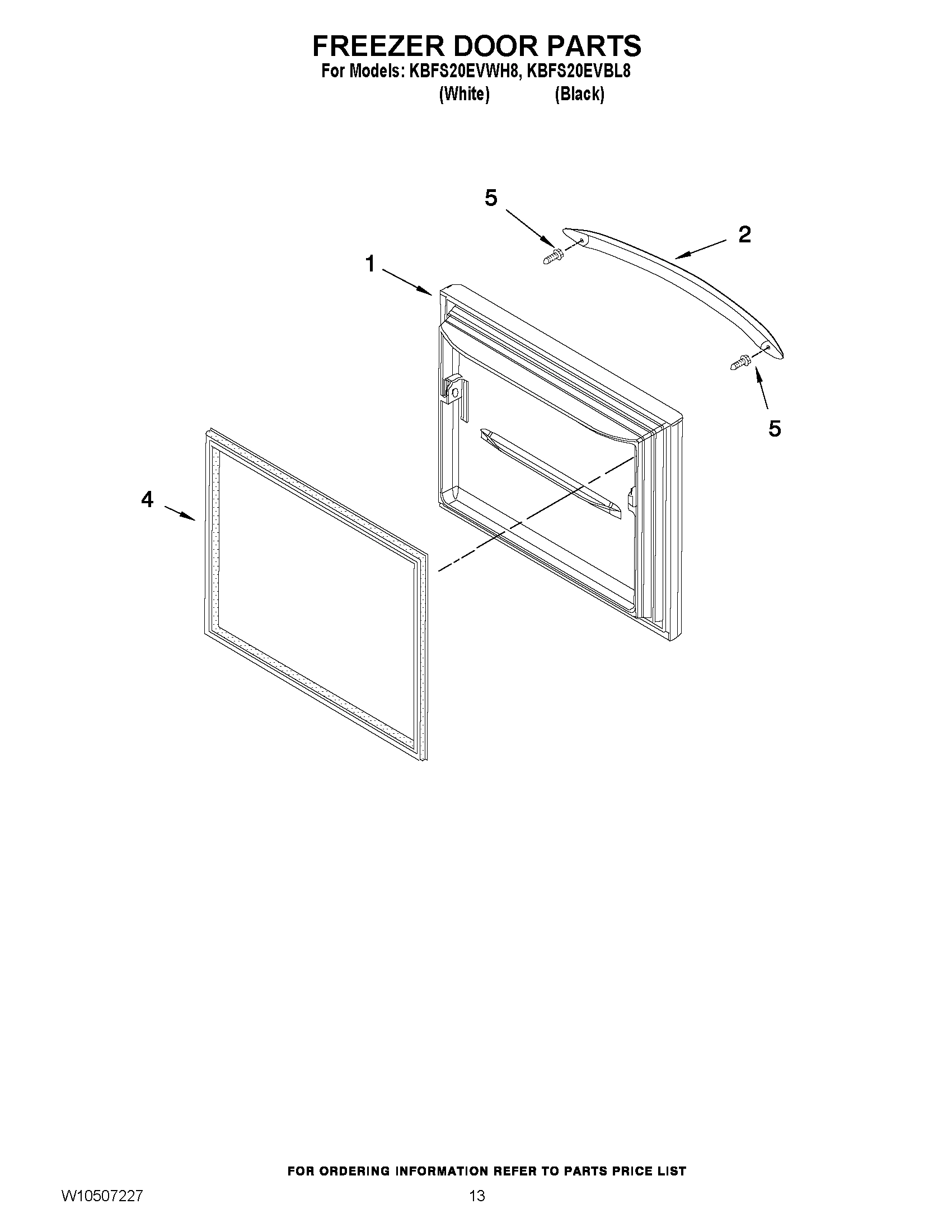 07 - FREEZER DOOR PARTS