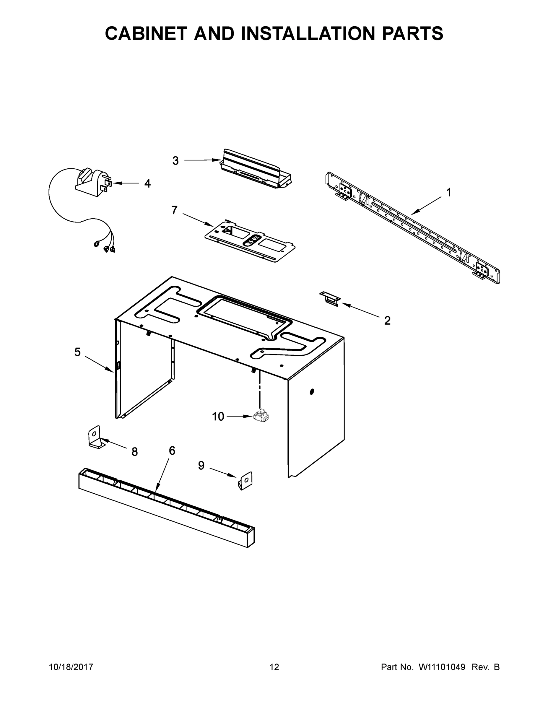 07 - CABINET AND INSTALLATION PARTS