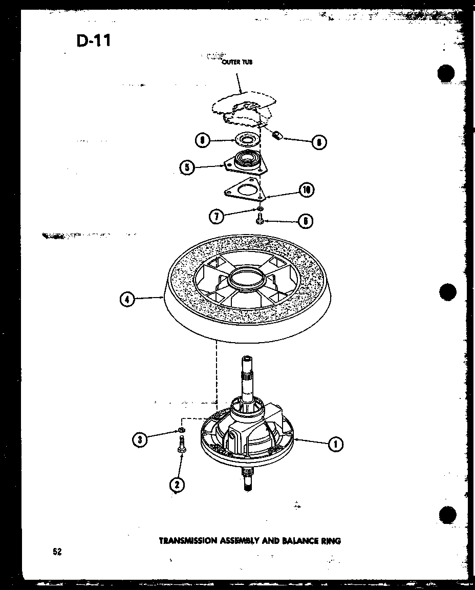 15 - TRANSMISSION ASSY AND BALANCE RING