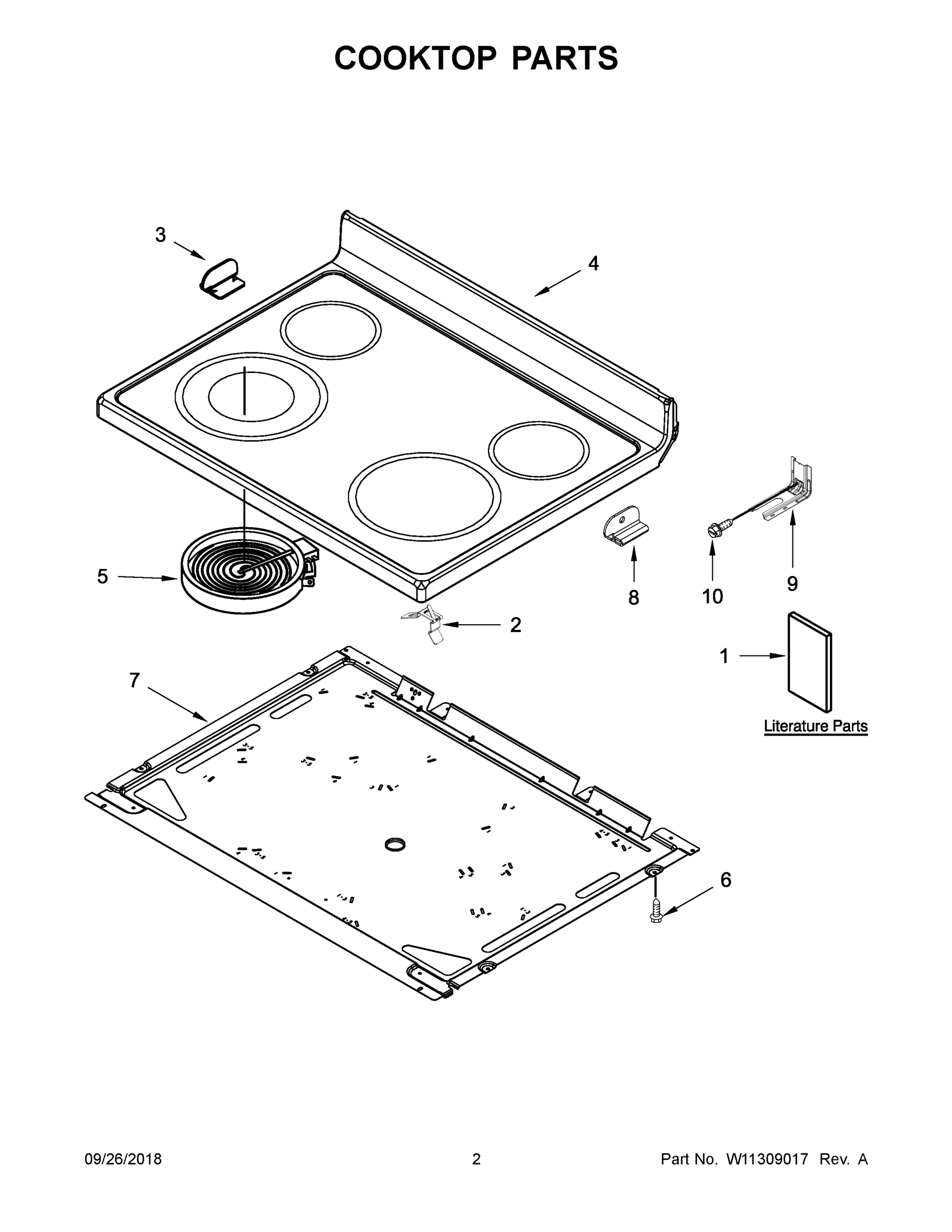 02 - COOKTOP PARTS