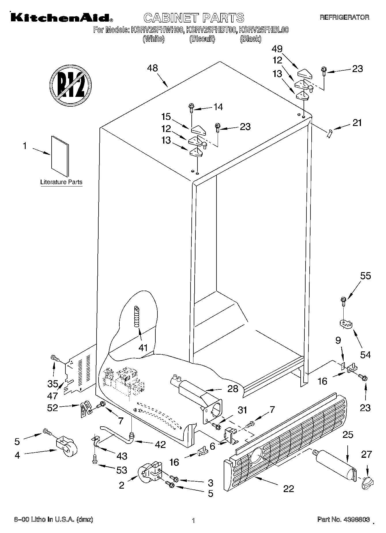 01 - CABINET, LITERATURE