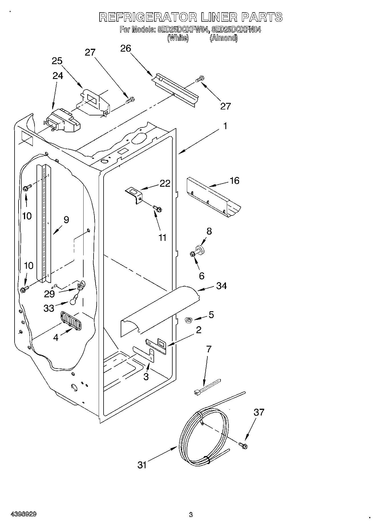 02 - REFRIGERATOR LINER