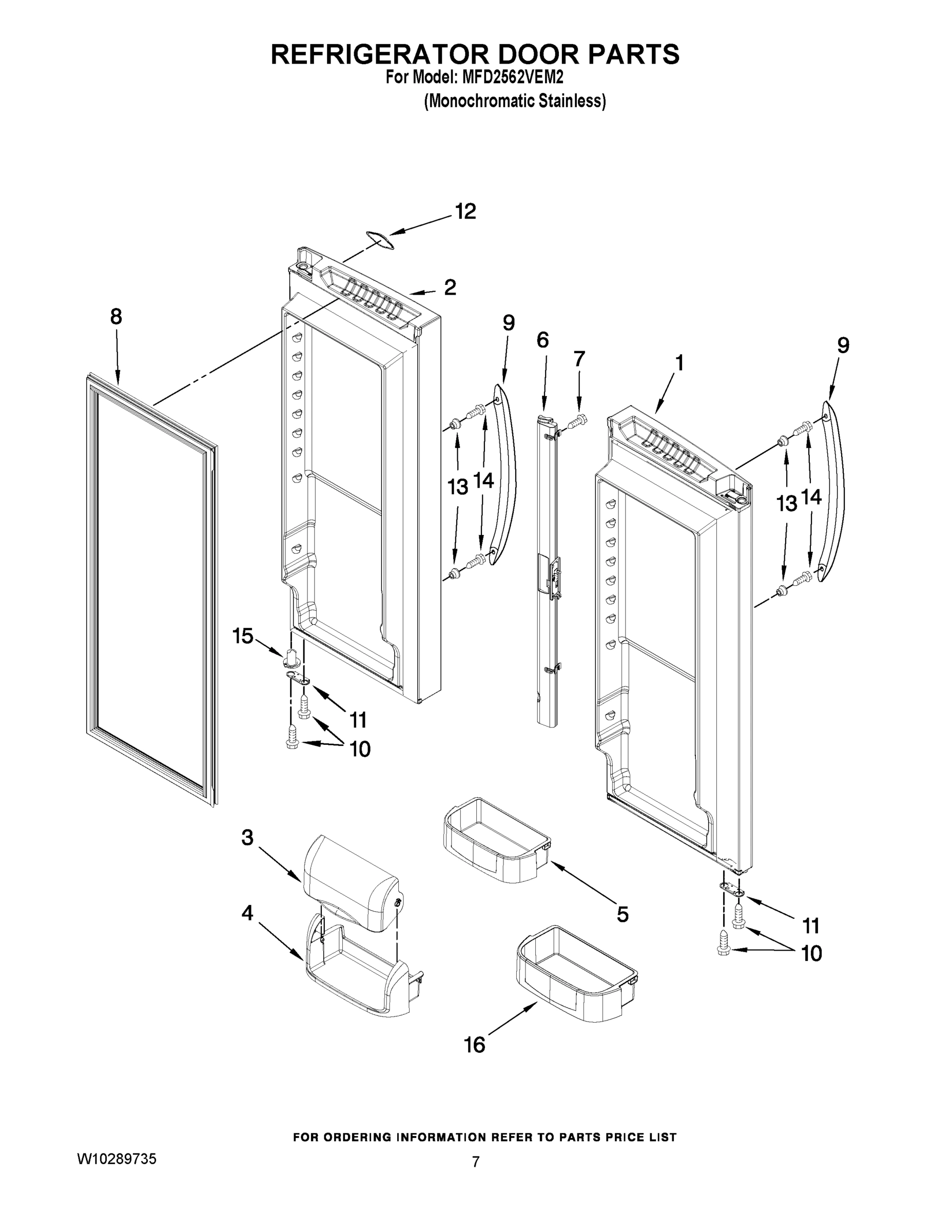 04 - REFRIGERATOR DOOR PARTS