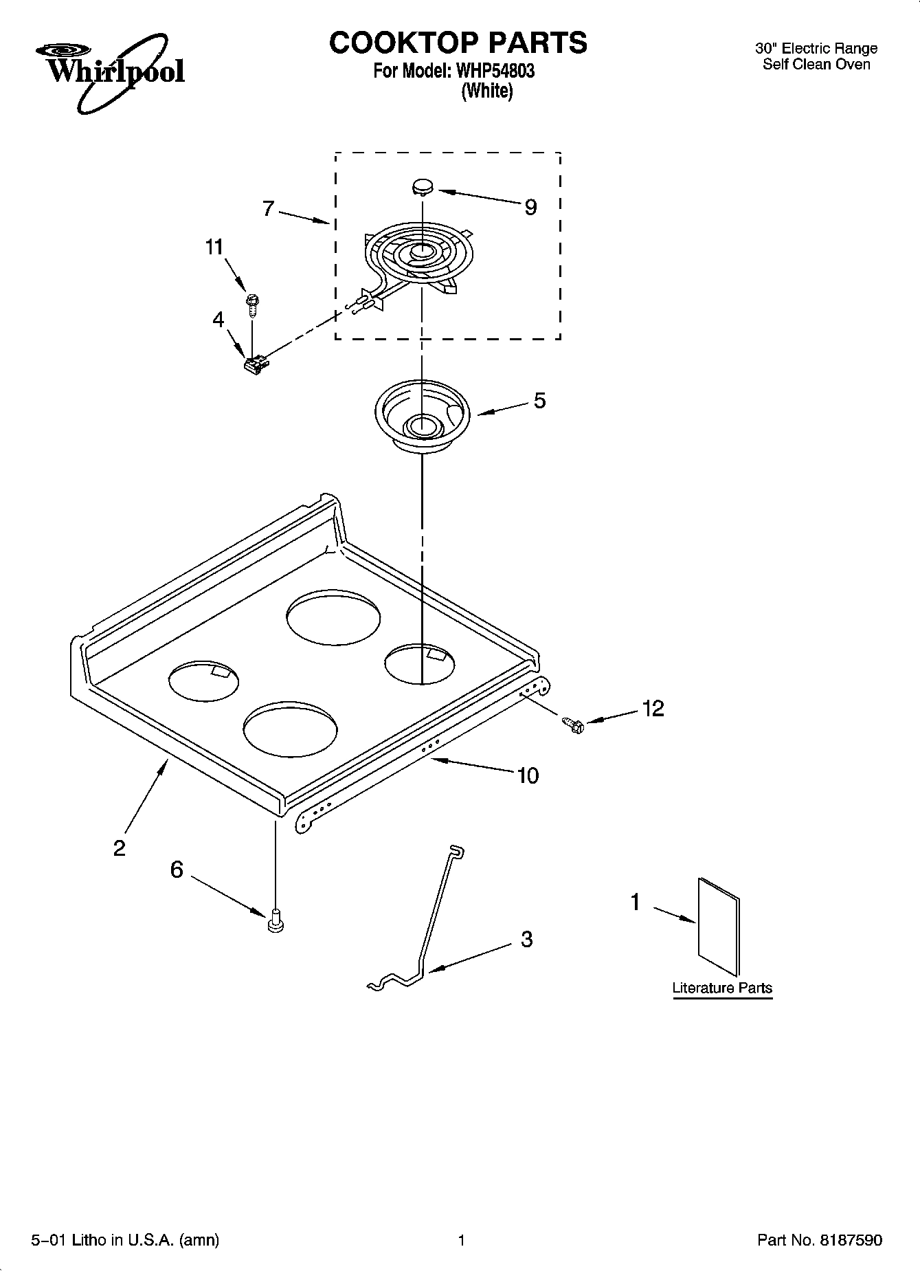 01 - COOKTOP PARTS