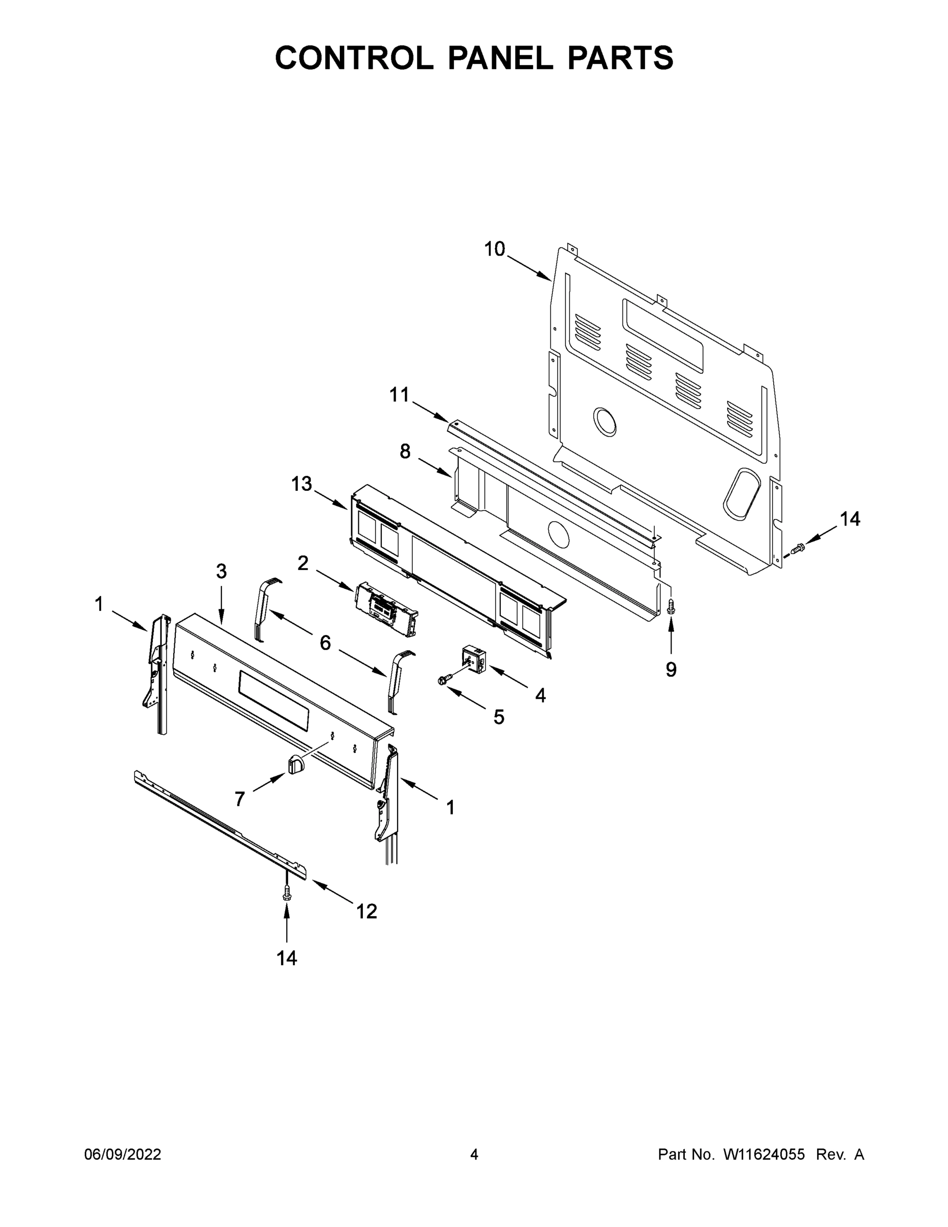 03 - CONTROL PANEL PARTS