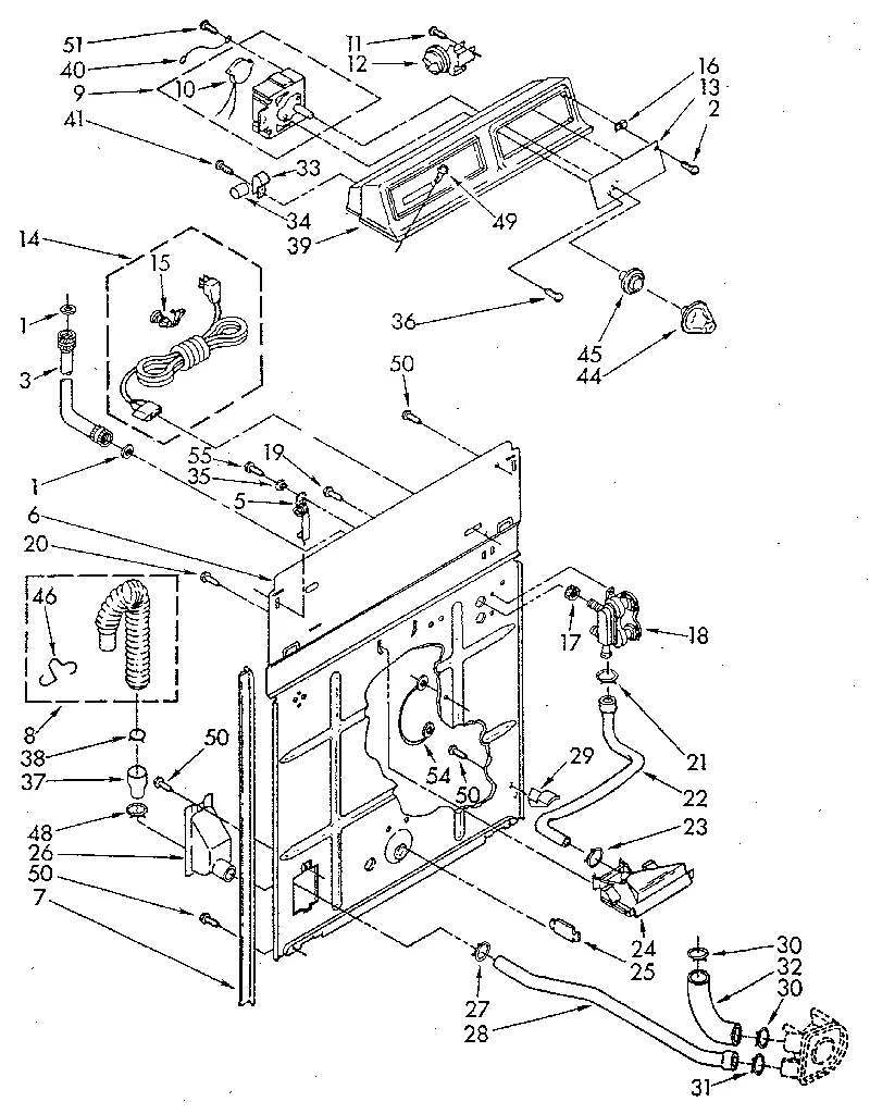 CONTROLS AND REAR PANEL