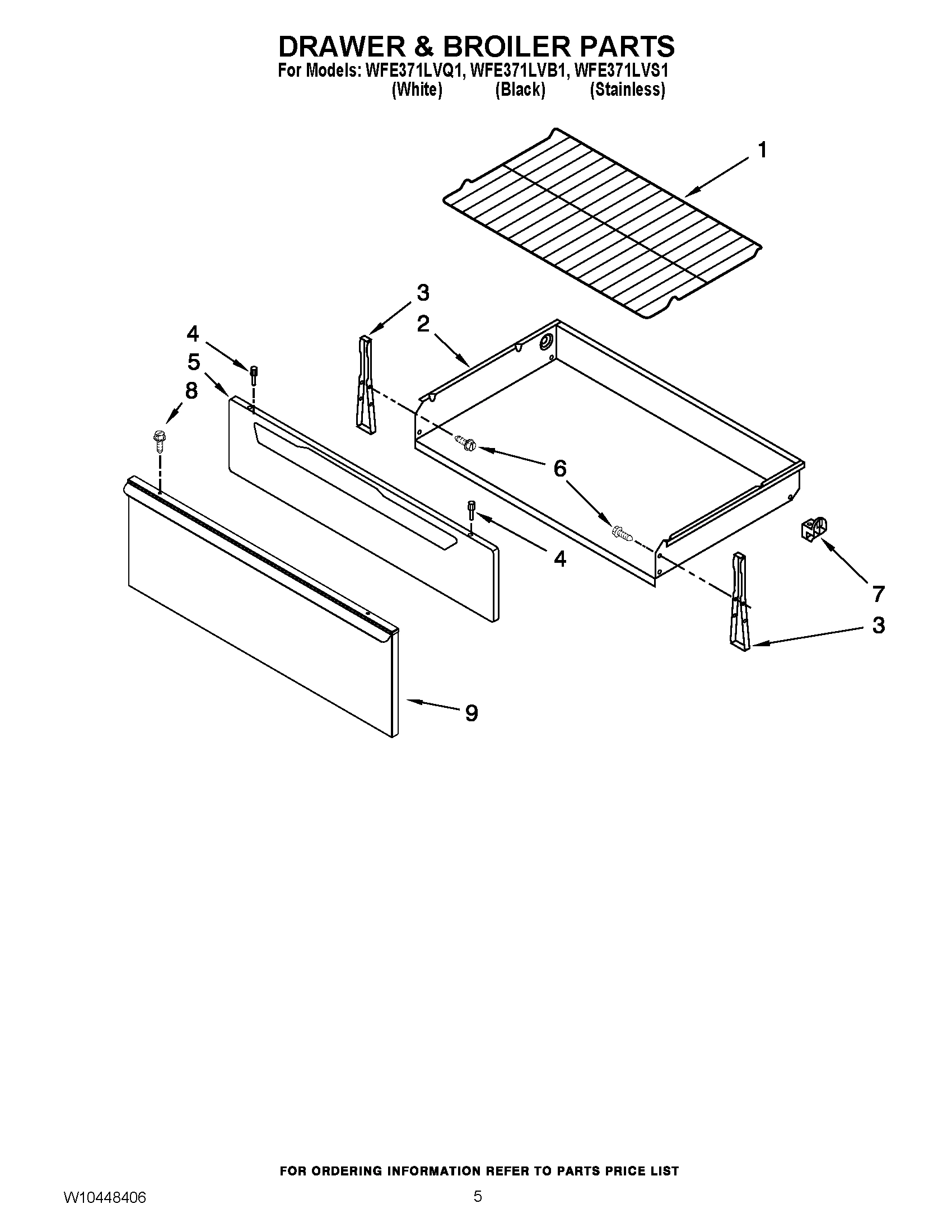 04 - DRAWER & BROILER PARTS