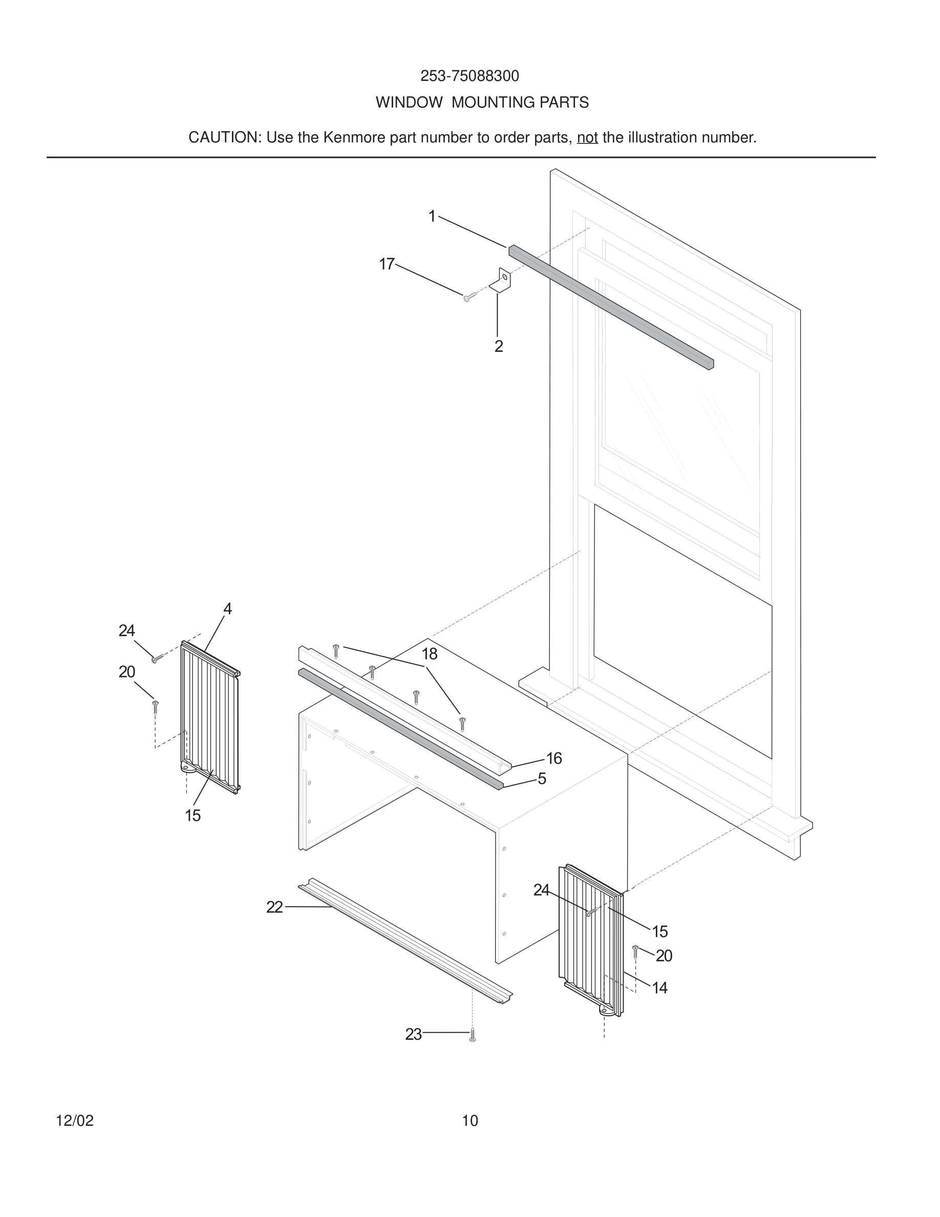 11 - WINDOW MOUNTING PARTS