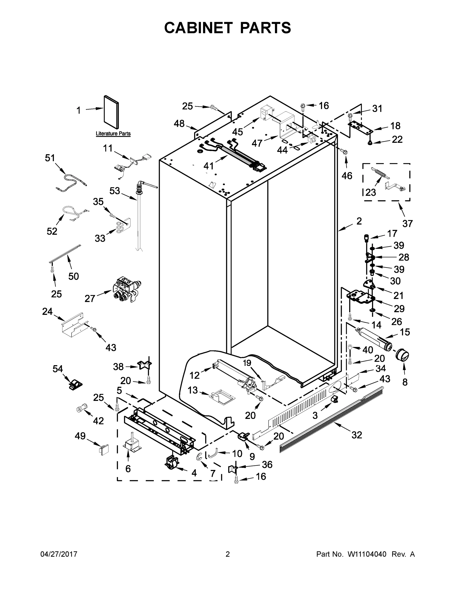 02 - CABINET PARTS
