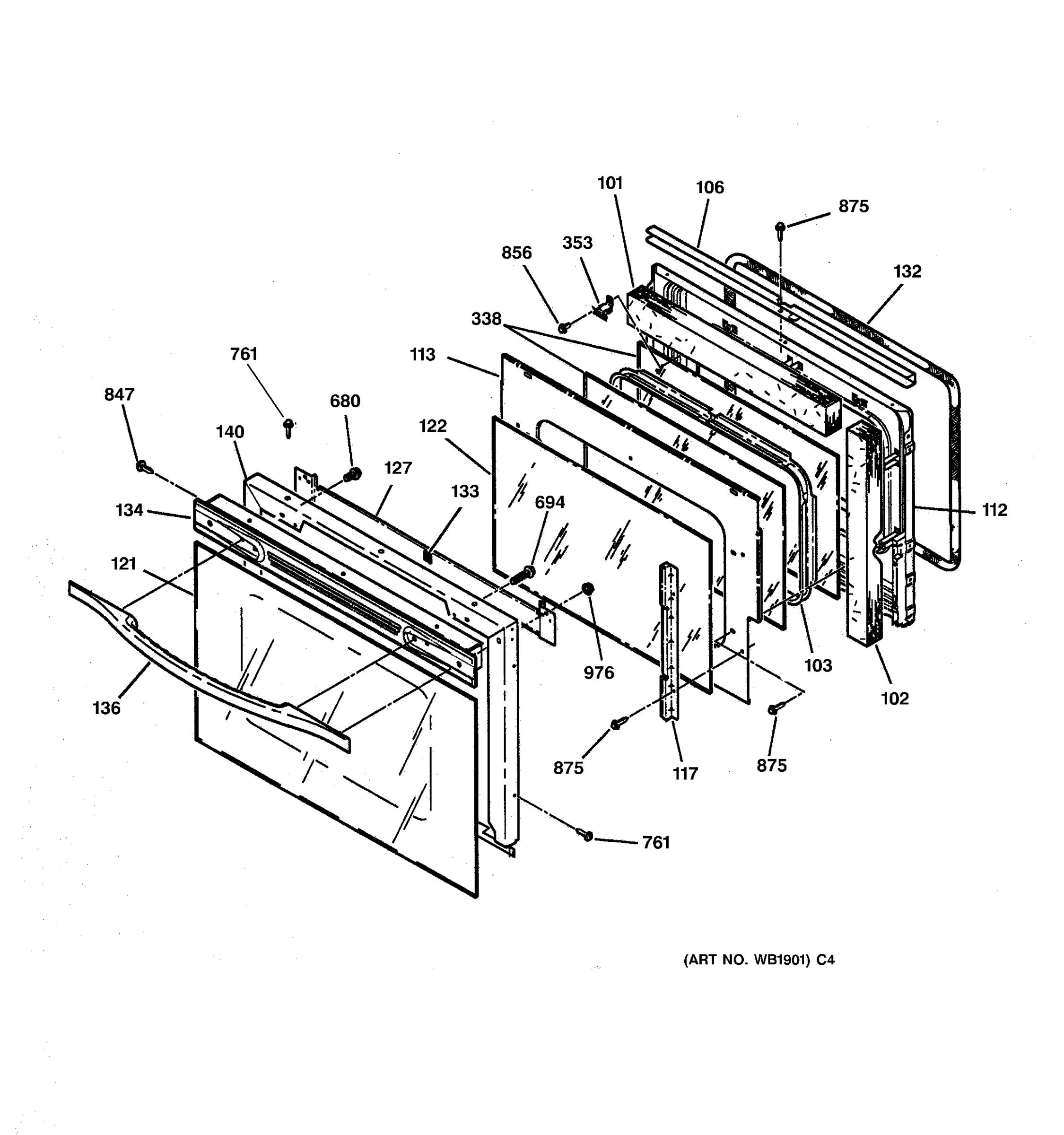 OVEN DOOR