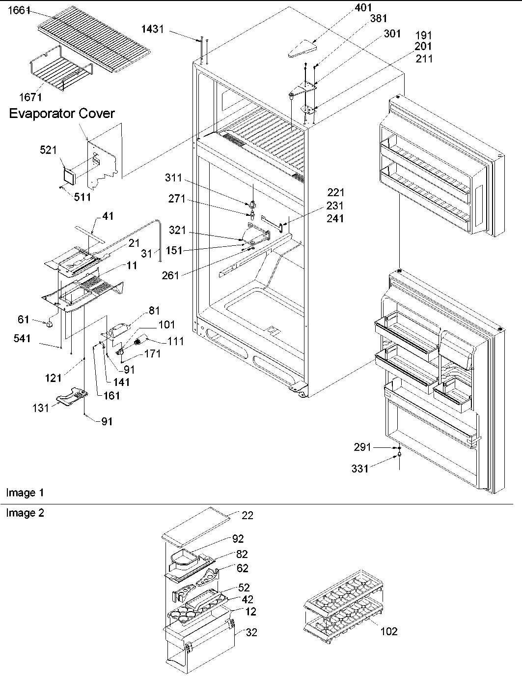 03 - Door Hinges, Freezer & Accessories
