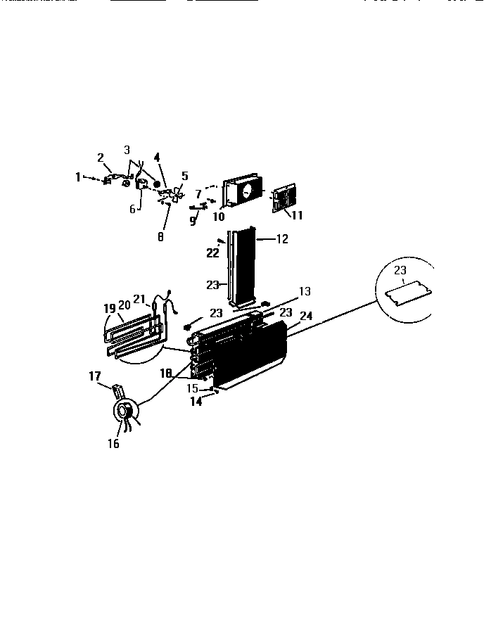 07 - EVAPORATOR, FAN ASSEMBLY