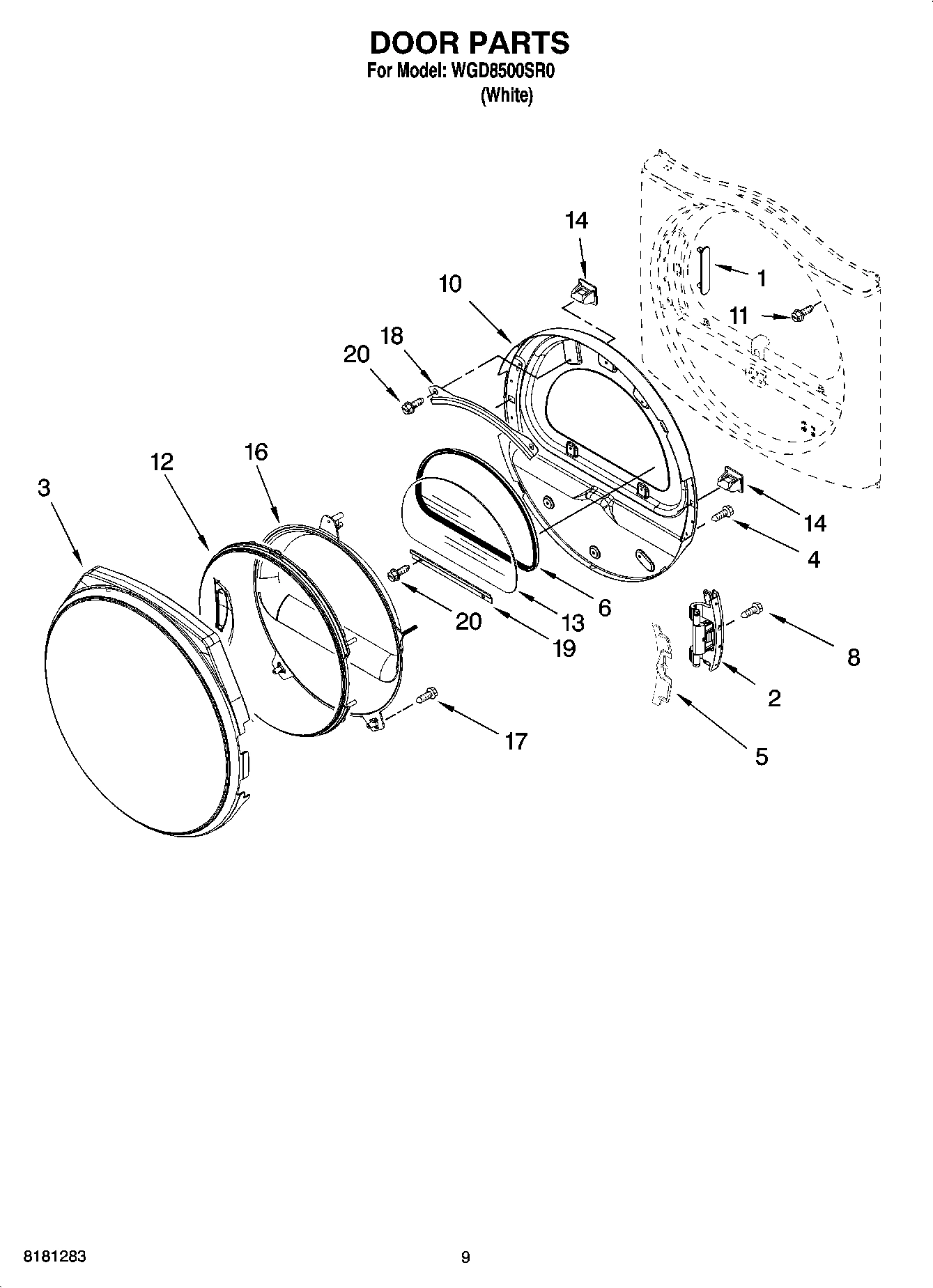05 - DOOR PARTS, OPTIONAL PARTS (NOT INCLUDED)