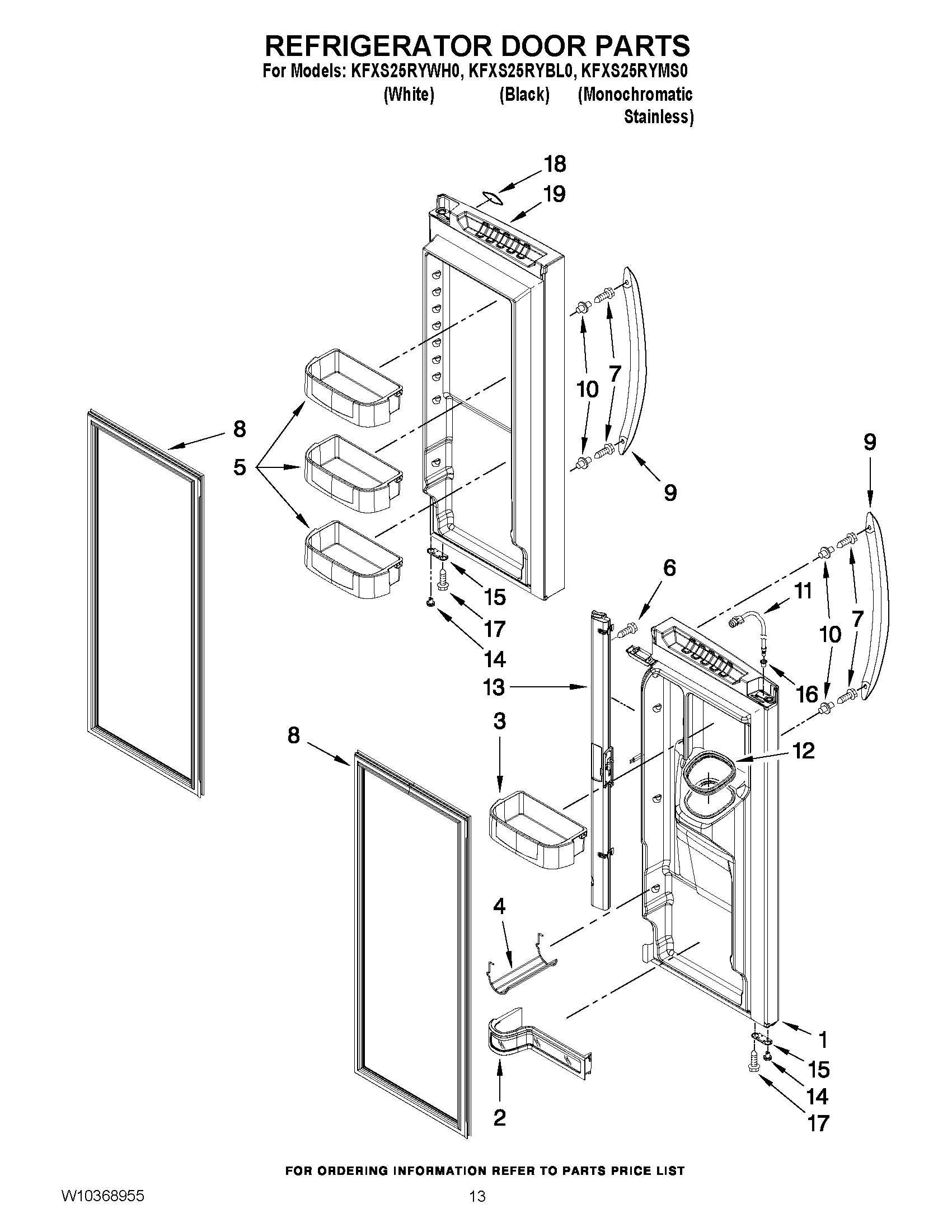 07 - REFRIGERATOR DOOR PARTS