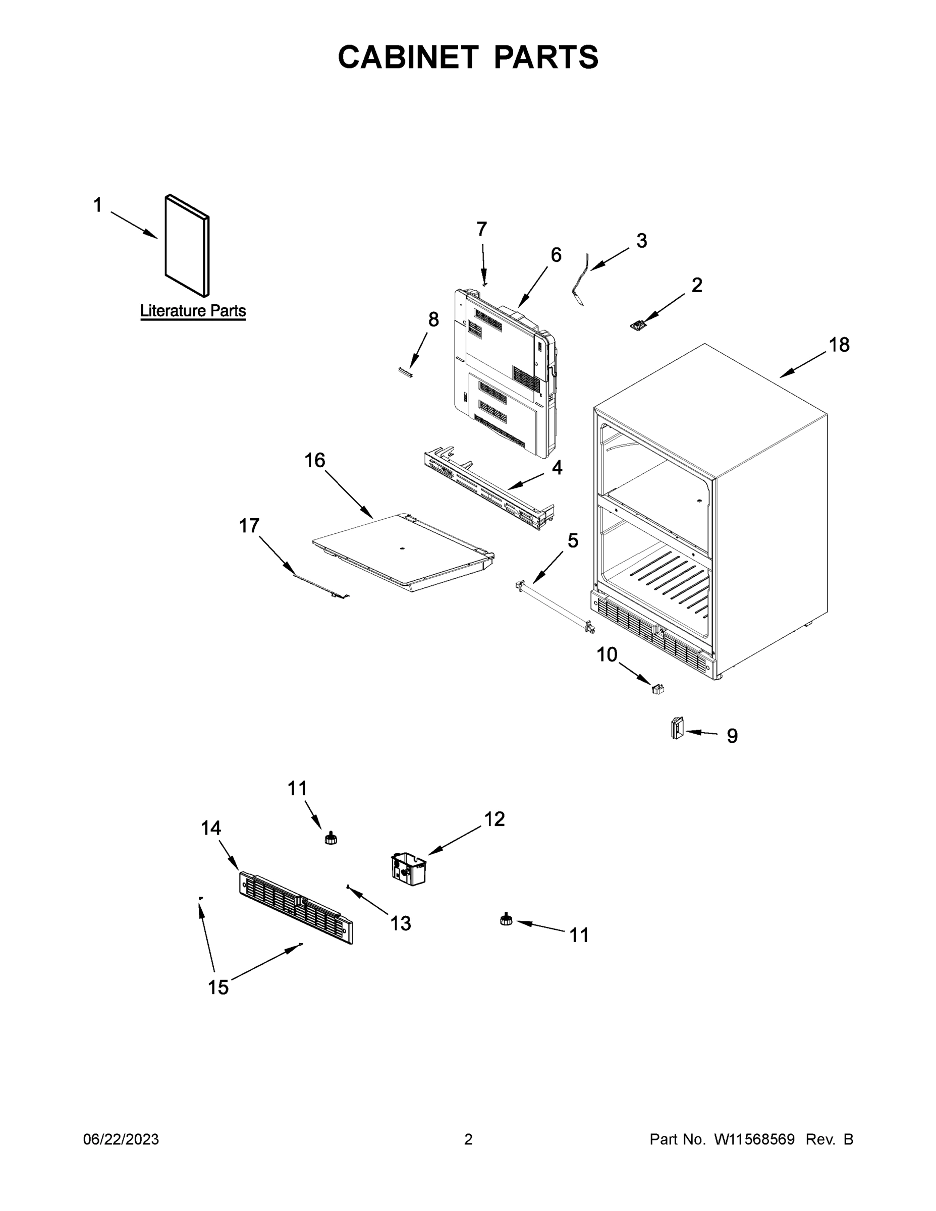 02 - CABINET PARTS