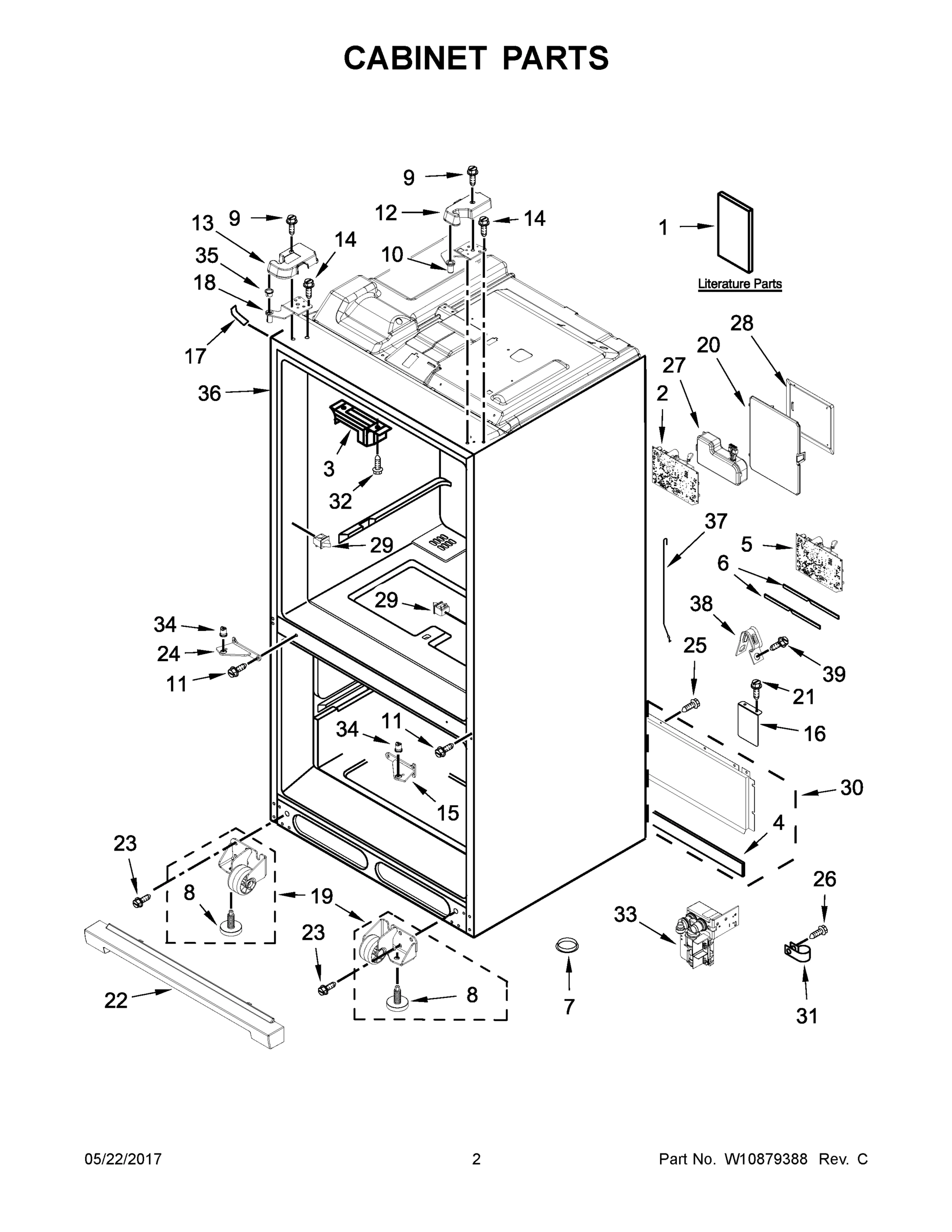 02 - CABINET PARTS