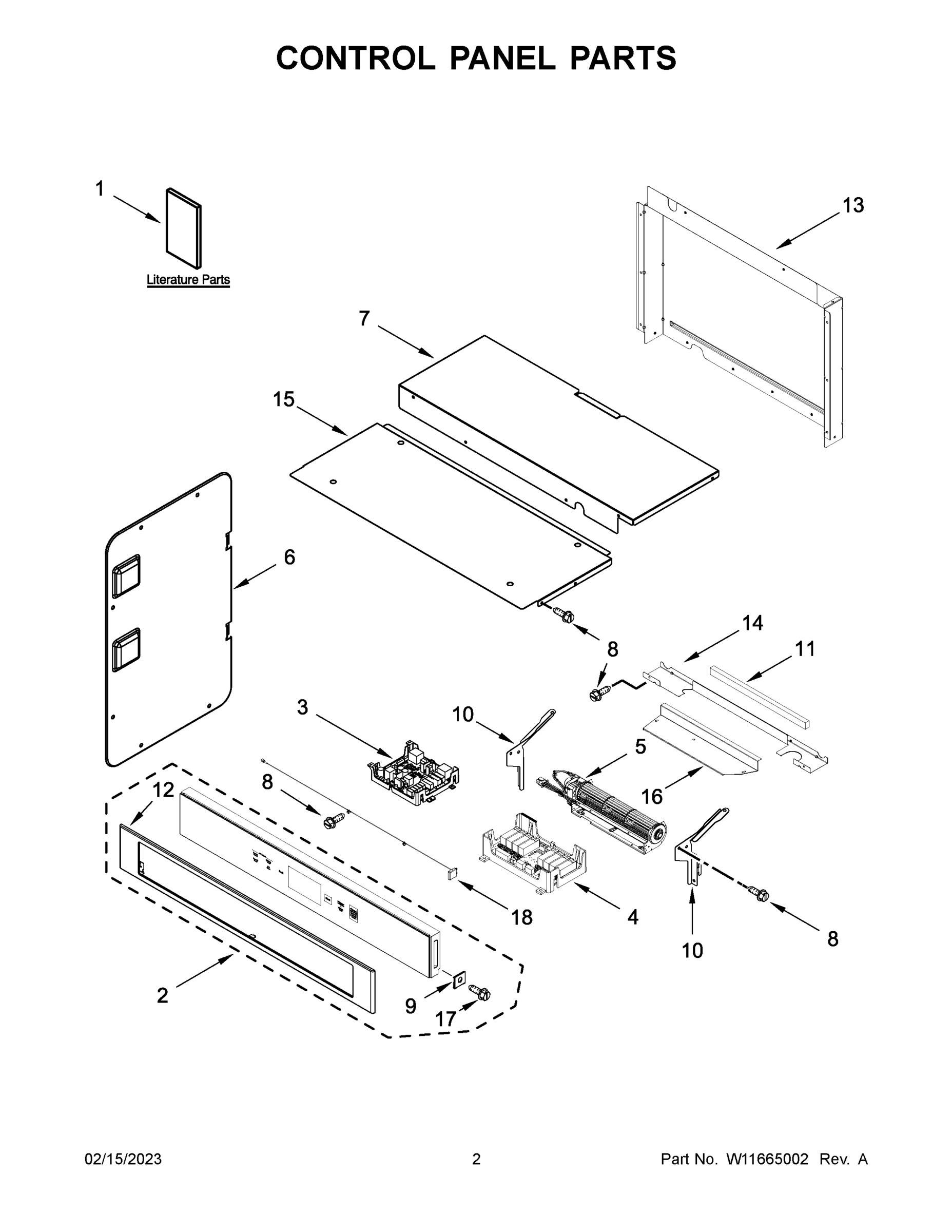 02 - CONTROL PANEL PARTS