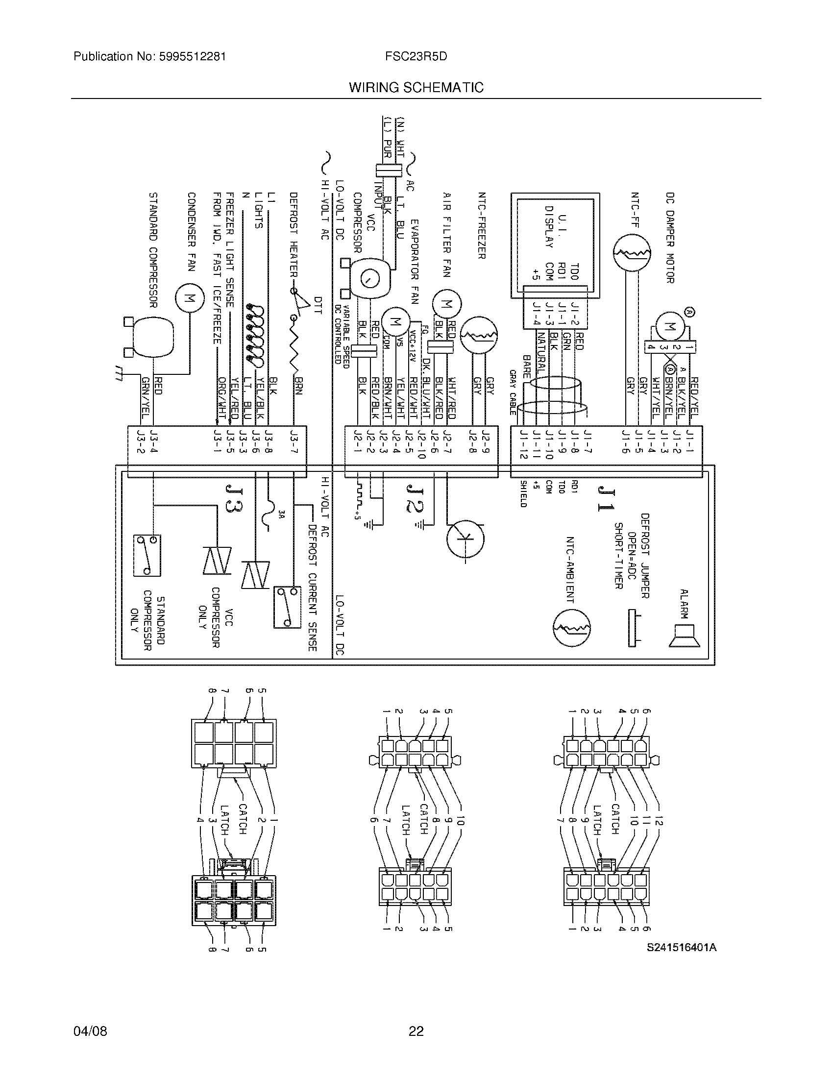 22 - WIRING SCHEMATIC