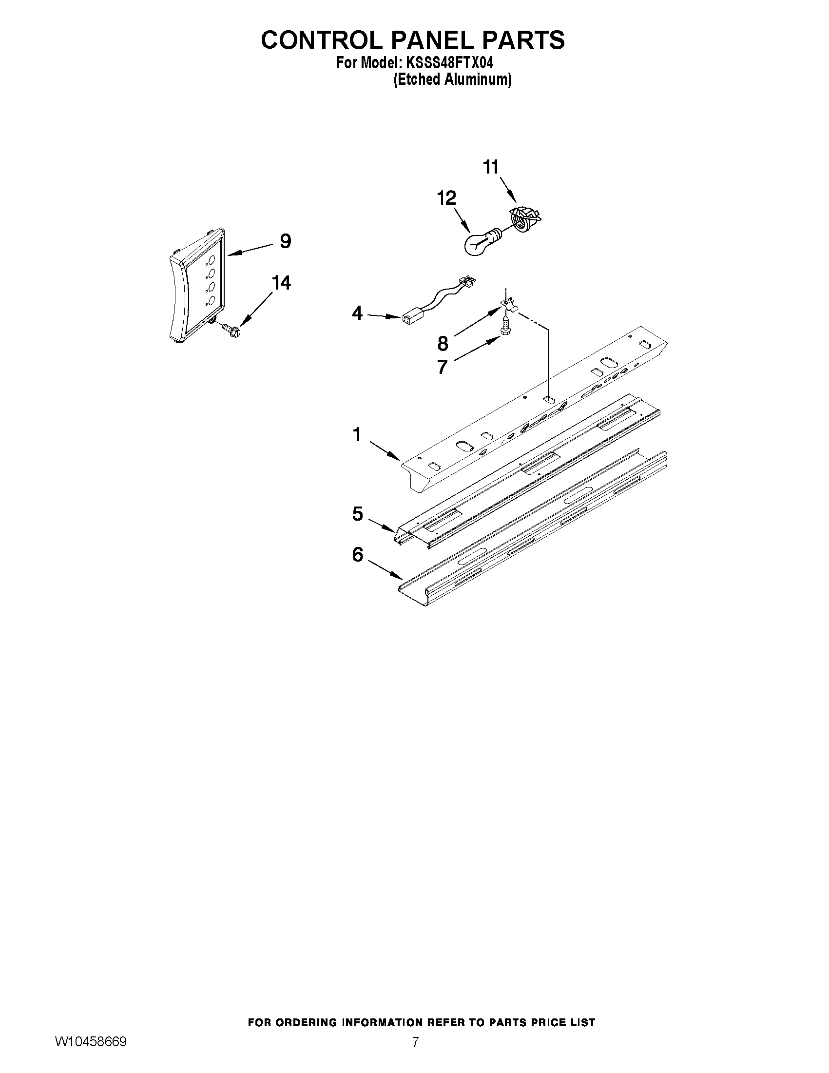 05 - CONTROL PANEL PARTS