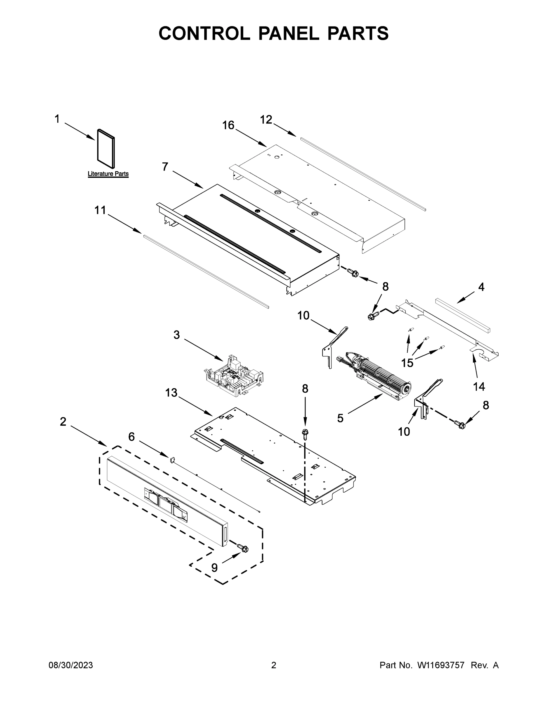 02 - CONTROL PANEL PARTS