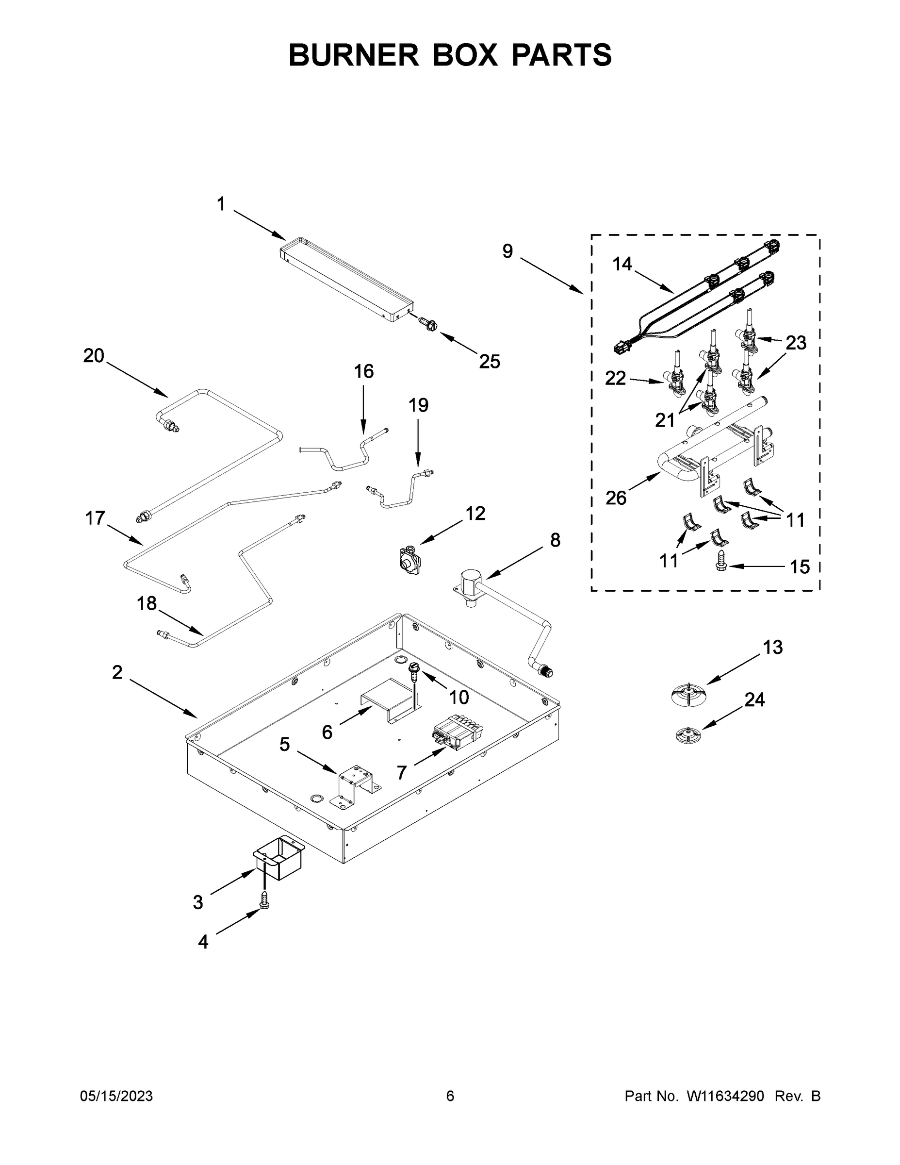 04 - BURNER BOX PARTS