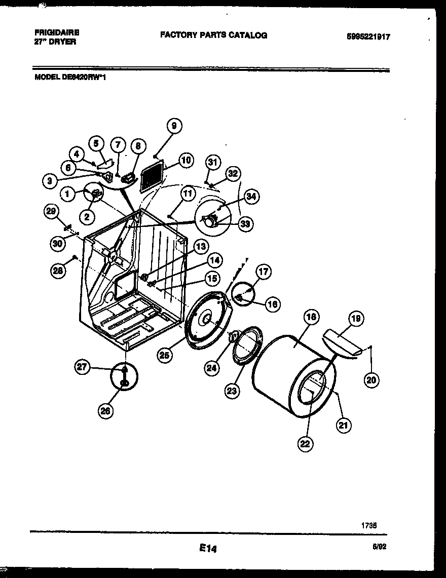 02 - CABINET AND COMPONENT PARTS