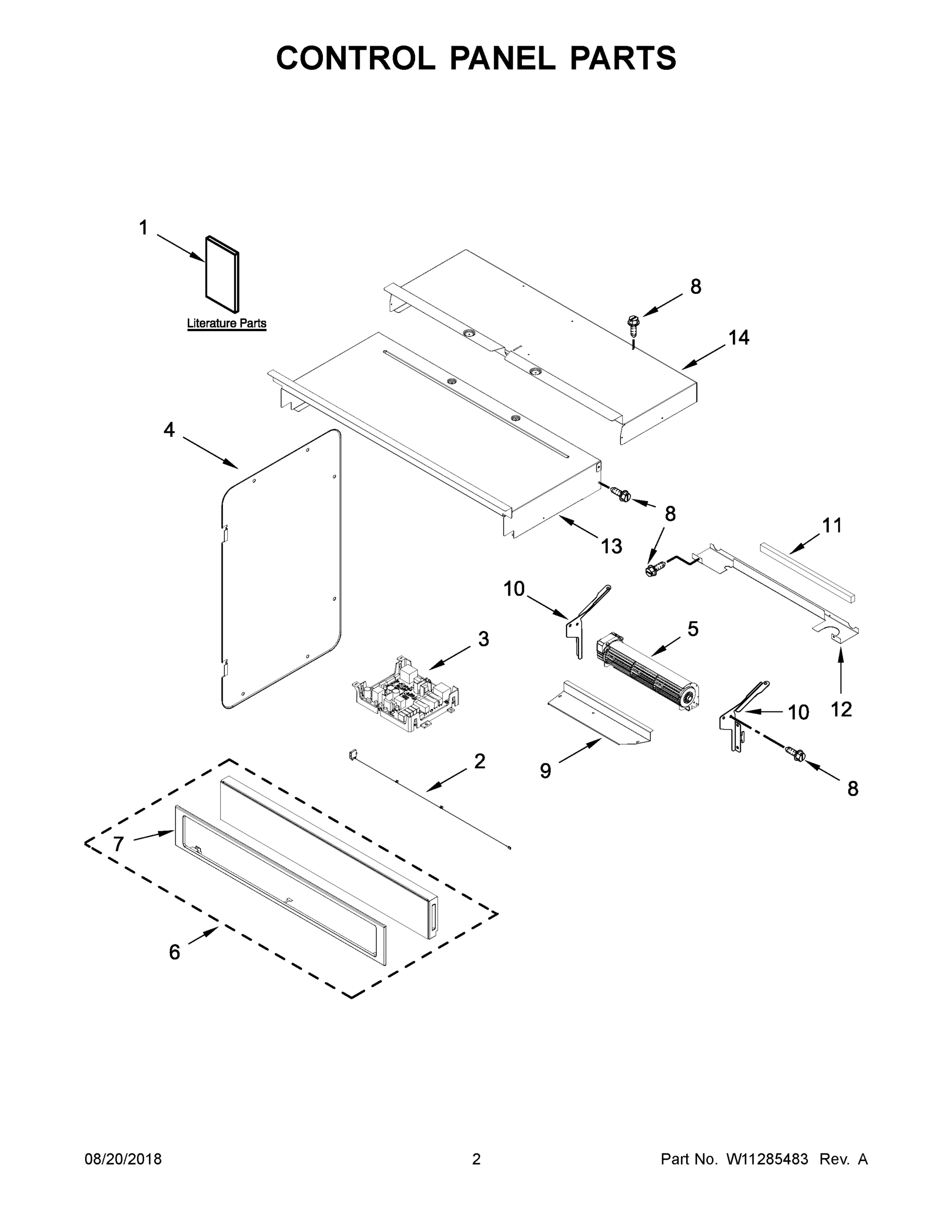 02 - CONTROL PANEL PARTS