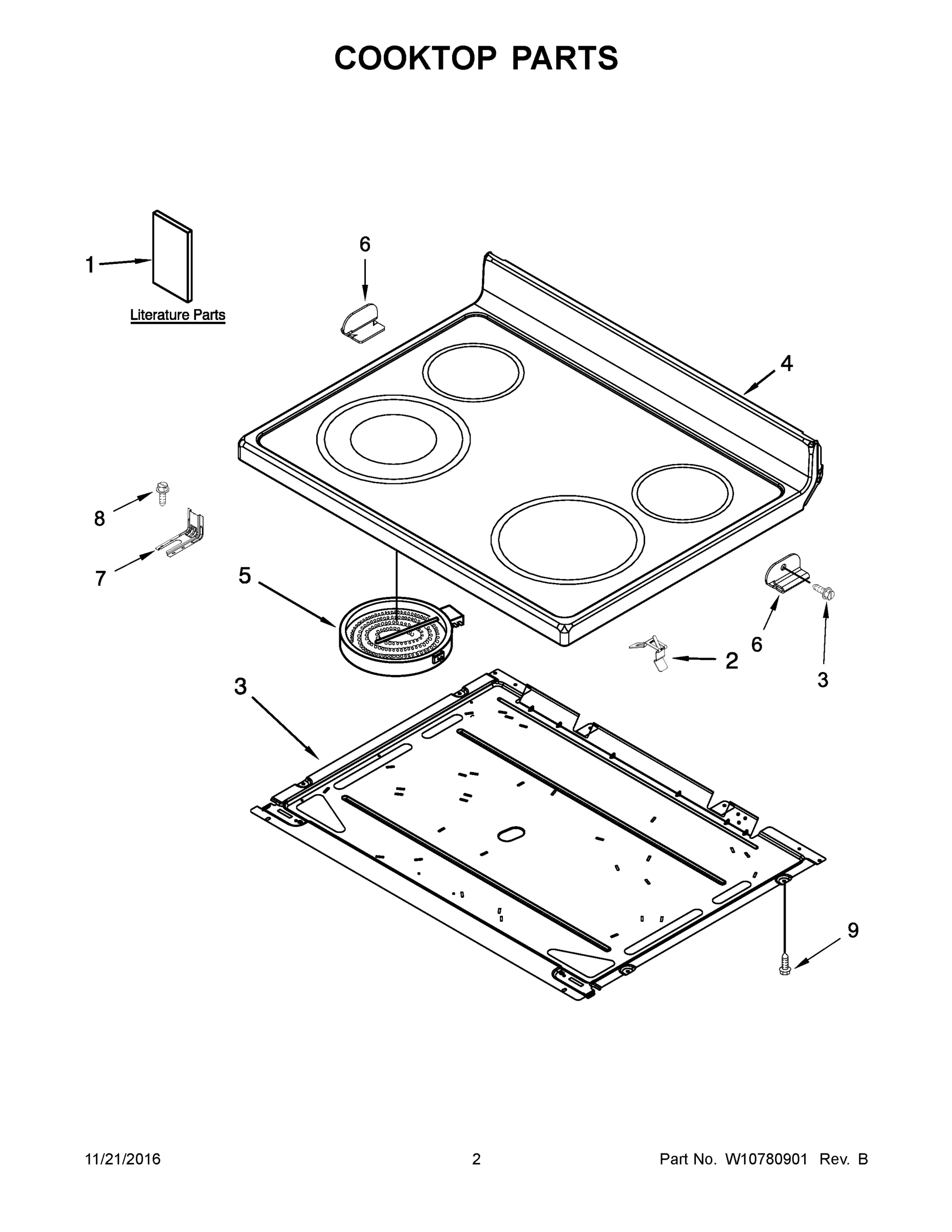 02 - COOKTOP PARTS